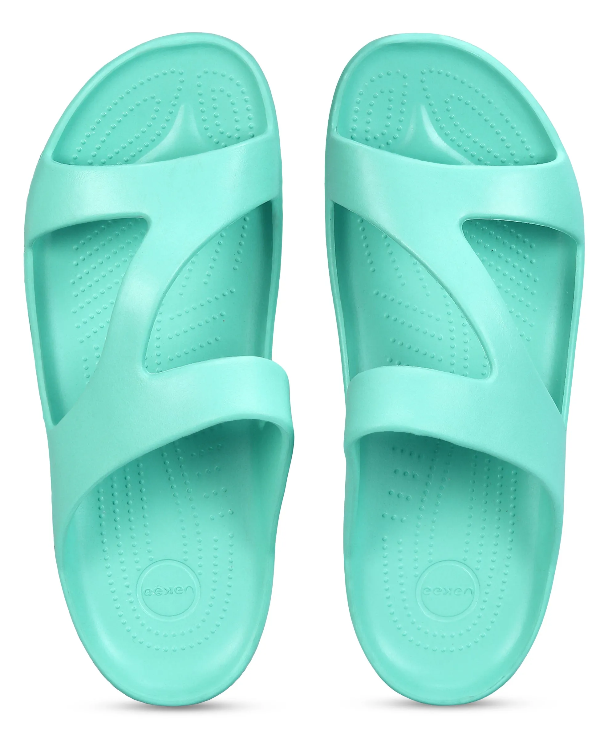Paragon Women's Lightweight, Washable and Durable Blue Slippers for Everyday Use Comfort Strap Chill Slip-On Shoes