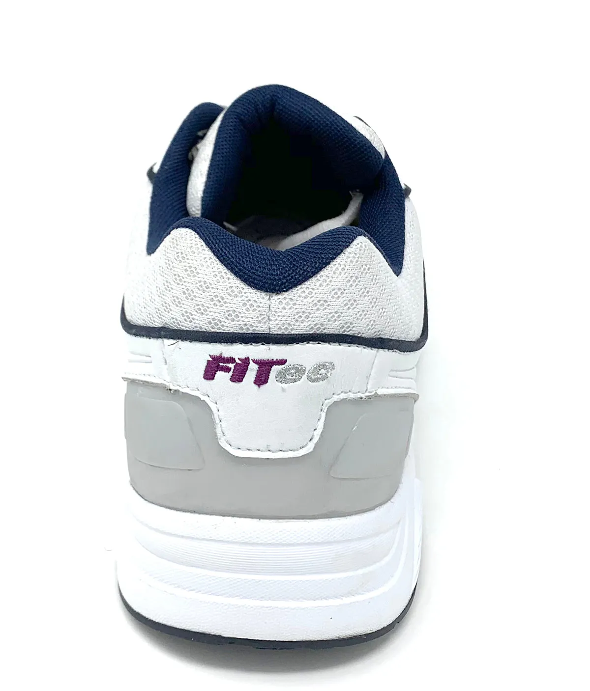 FITec 9720 White - Men's Added-Depth Light Mesh Lace Walking Shoe Effortless support