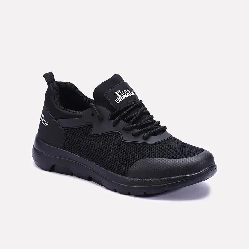 Black Breathable Sneakers 0120590 Style Move