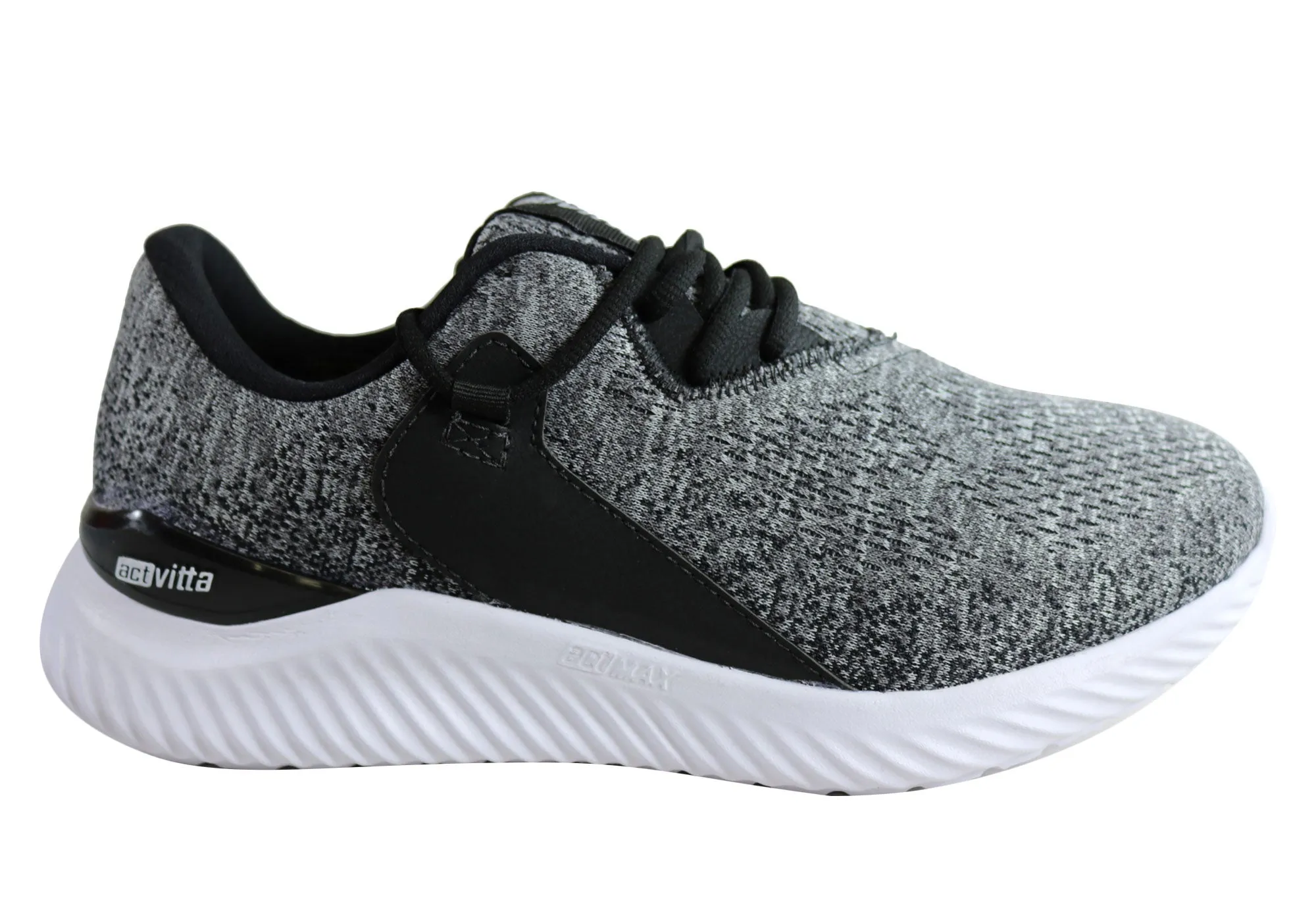 Actvitta Infusion Mens Comfortable Cushioned Lace Up Active Shoes AntiSlip EasyToMaintain