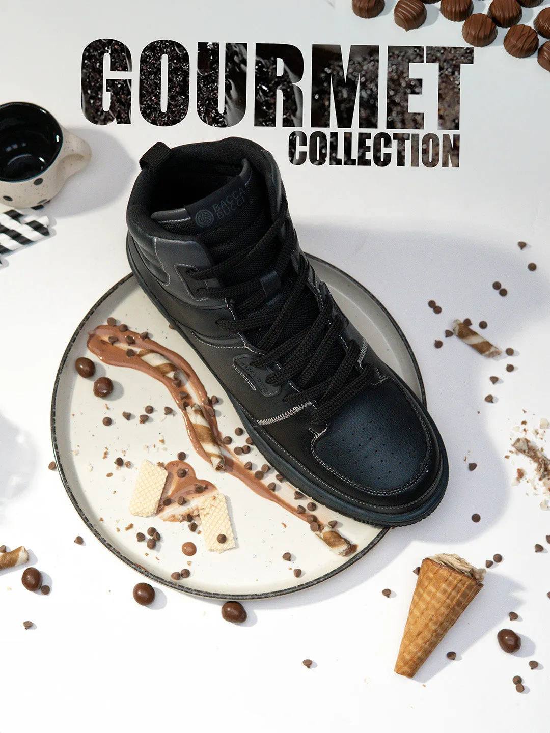 Week Easy Bacca Bucci Gourmet Collection: High-Top Sneakers Inspired by Dessert Indulgence