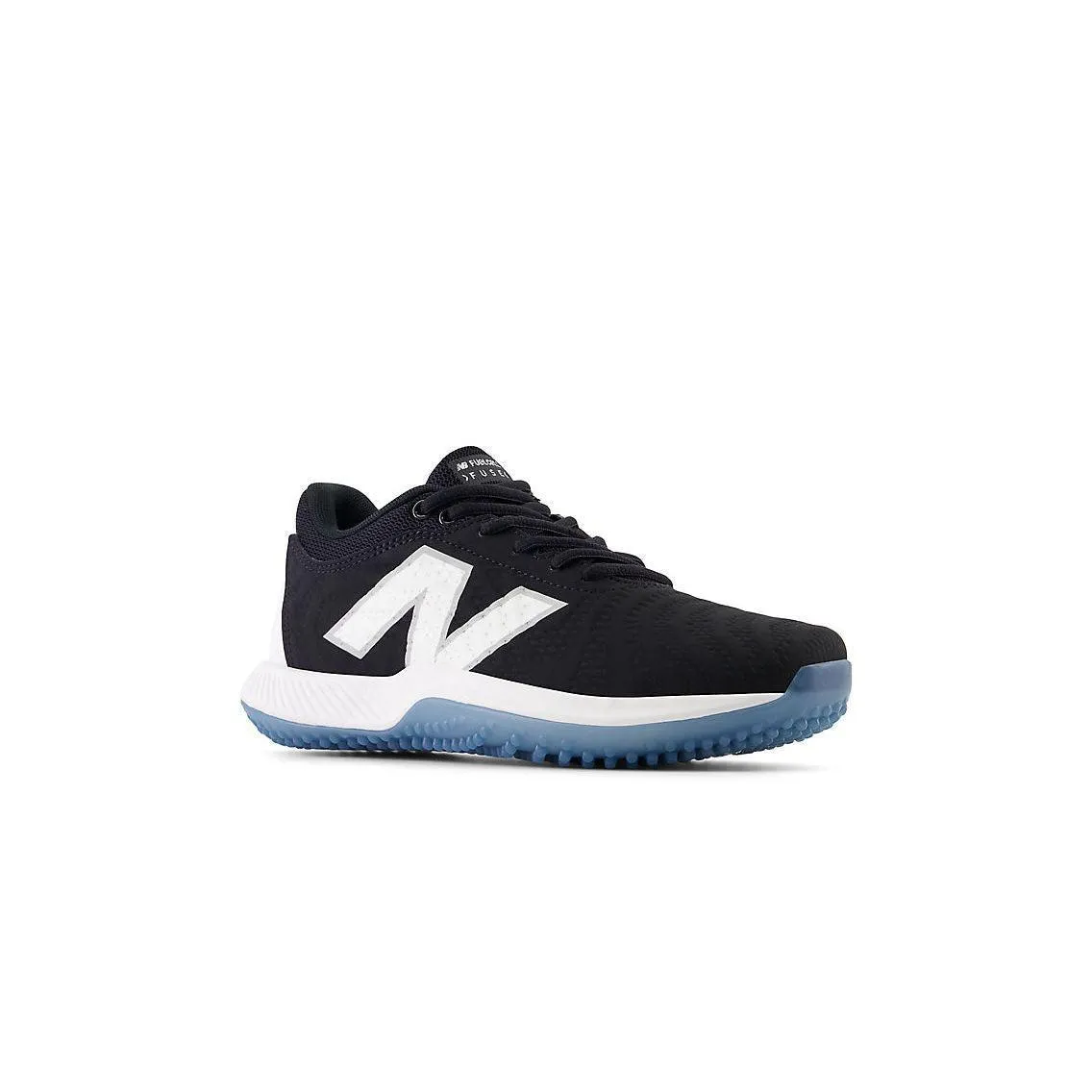 Quick Step Arch Support Urban Walkers New Balance Women's FuelCell FUSE v4 Turf Trainer Softball Shoes - Black/Optic White - STFUSEK4