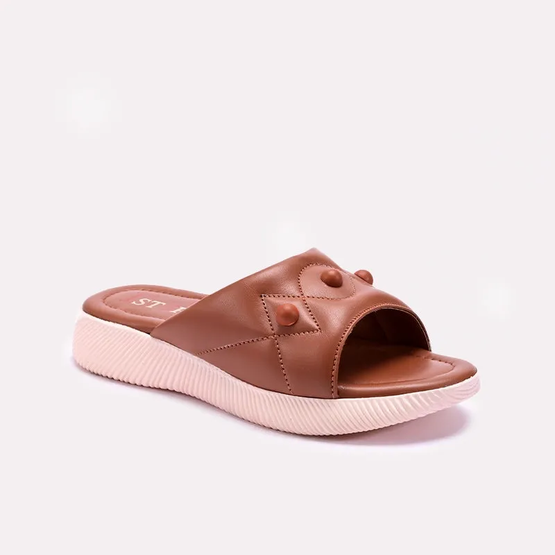 Swim Edge Mustard Comfy Casual Slippers For Women 0413121