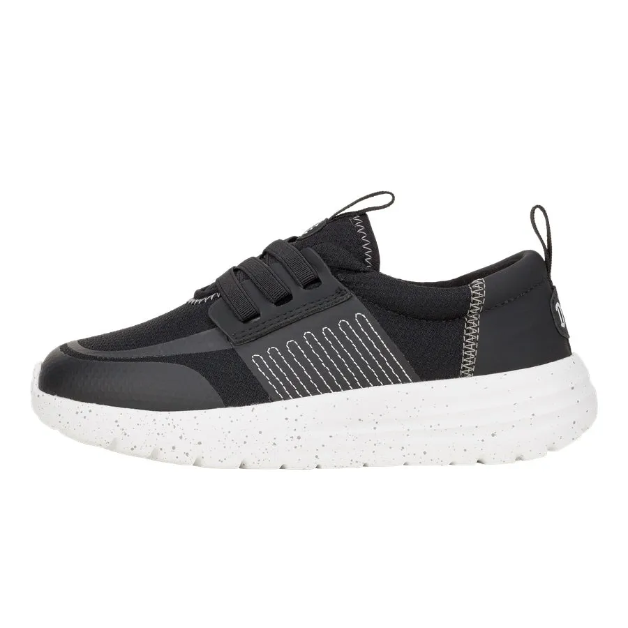 Sirocco Play Youth Varsity - Black Agile Motion Non Slip Heel Grip