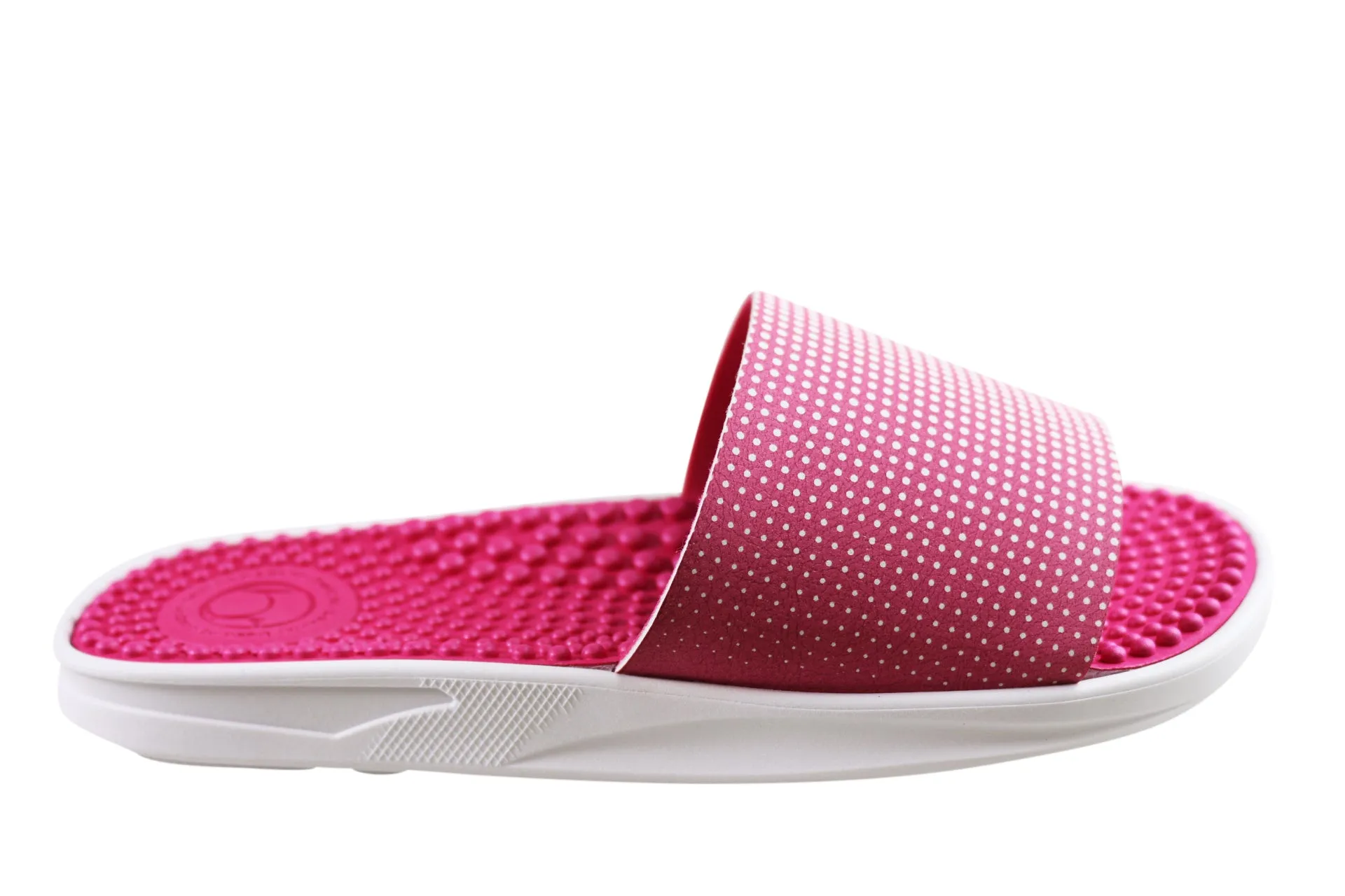 Quick Grip Quick Fit Beira Rio Conforto Freedom Womens Slides Sandals With Massage Balls