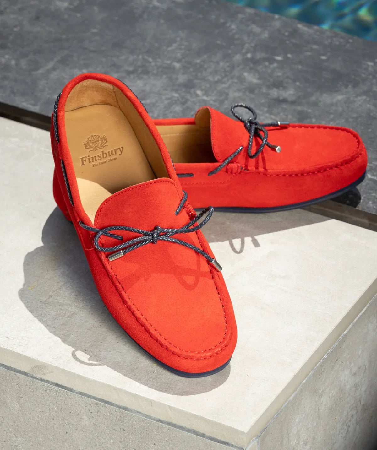 Mocassin CANCUN Daim Rouge All Season