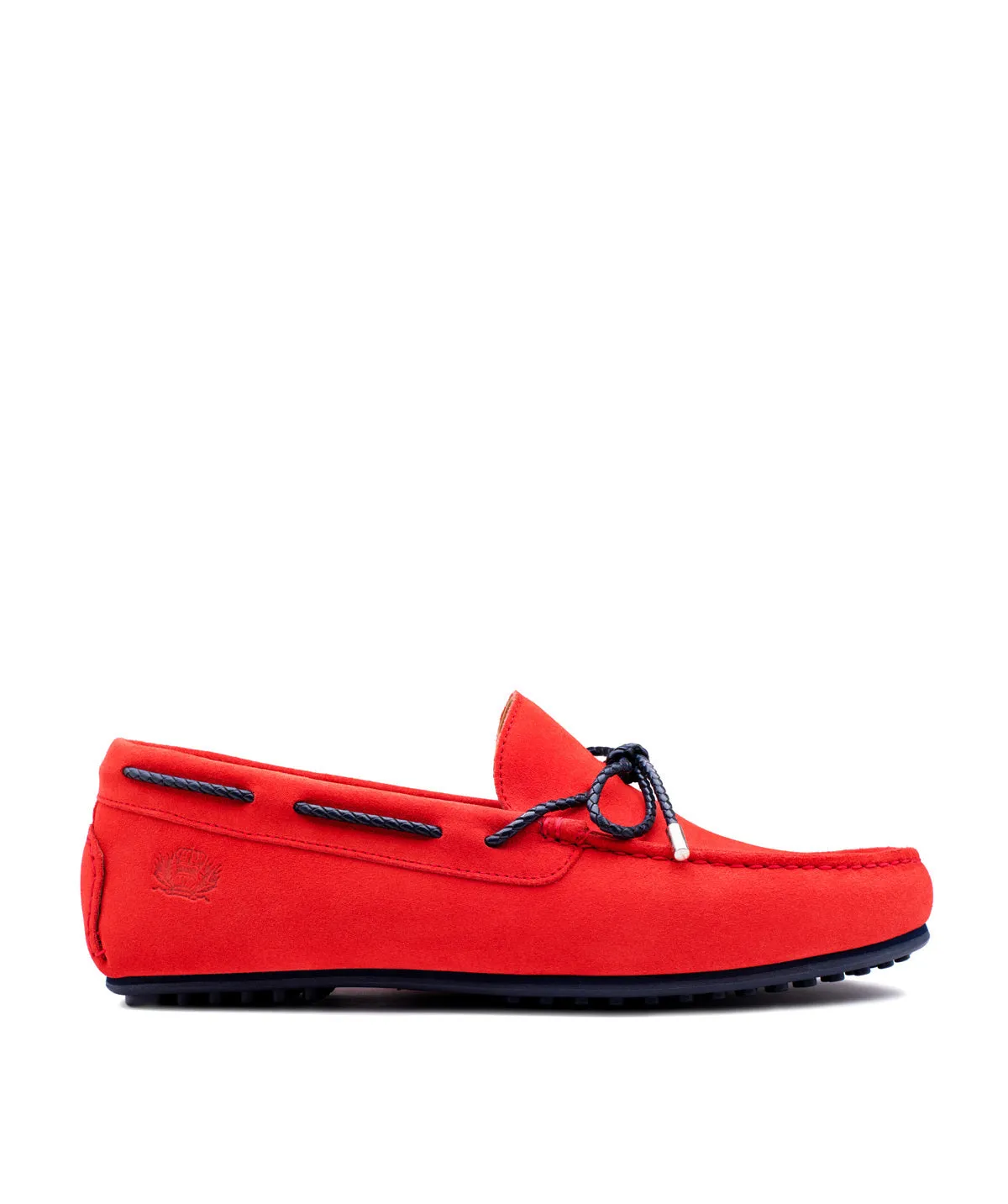 Mocassin CANCUN Daim Rouge Vintage Style Casual Wear