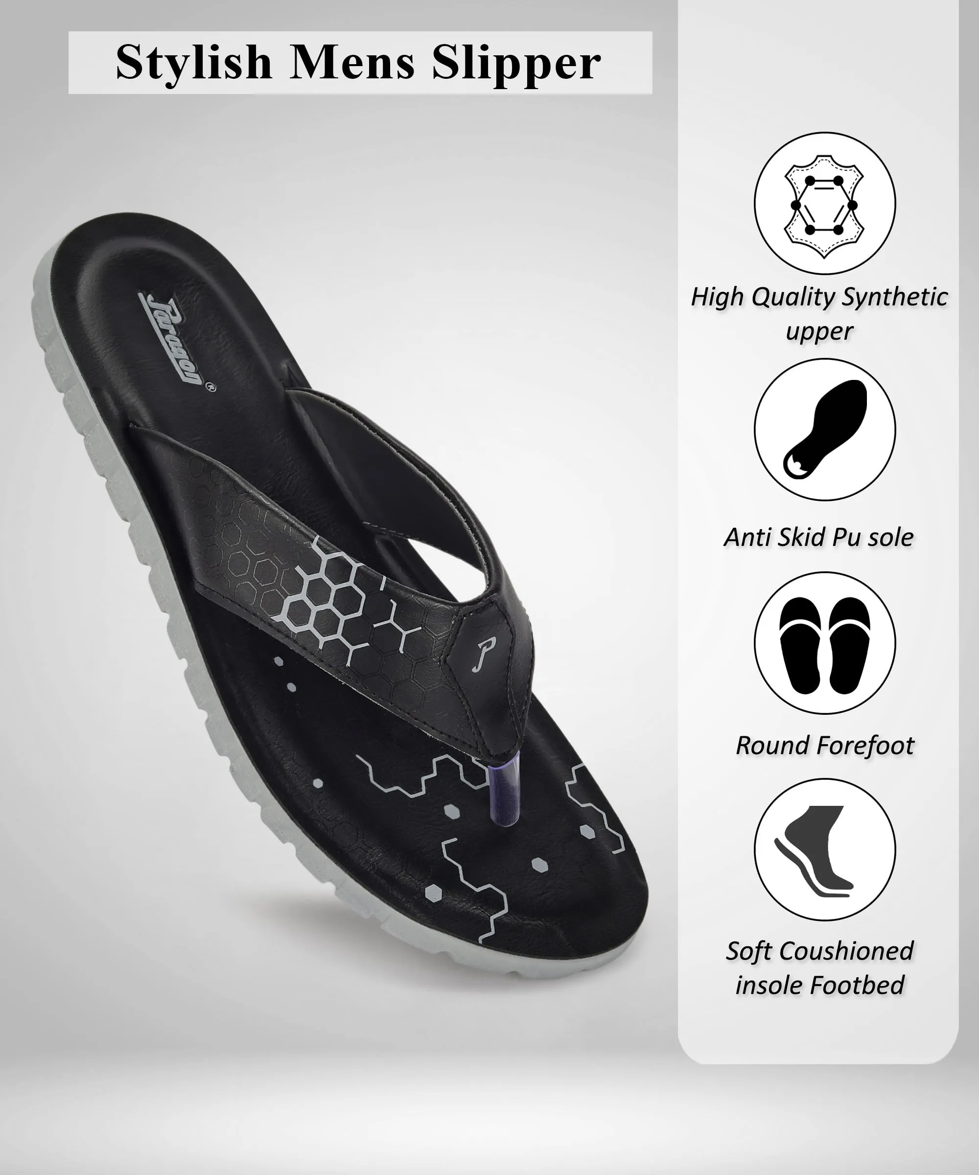 Paragon PUK2225G Men Stylish Sandals | Comfortable Sandals for Daily Outdoor Use | Casual Formal Sandals with Cushioned Soles Stylish casual sandals Running Comfort