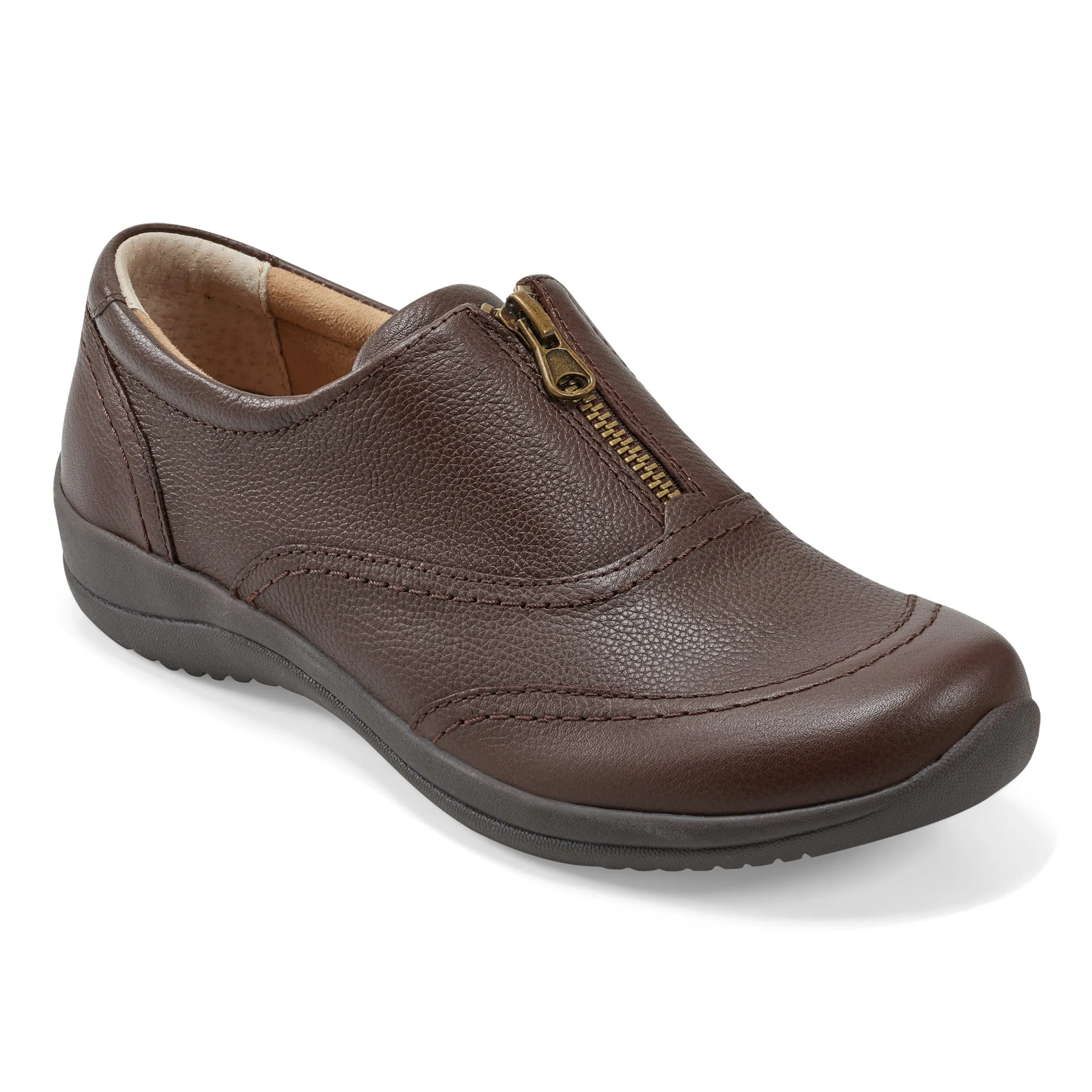 Fannie Round Toe Casual Slip-on Flats Team Match Pool Time