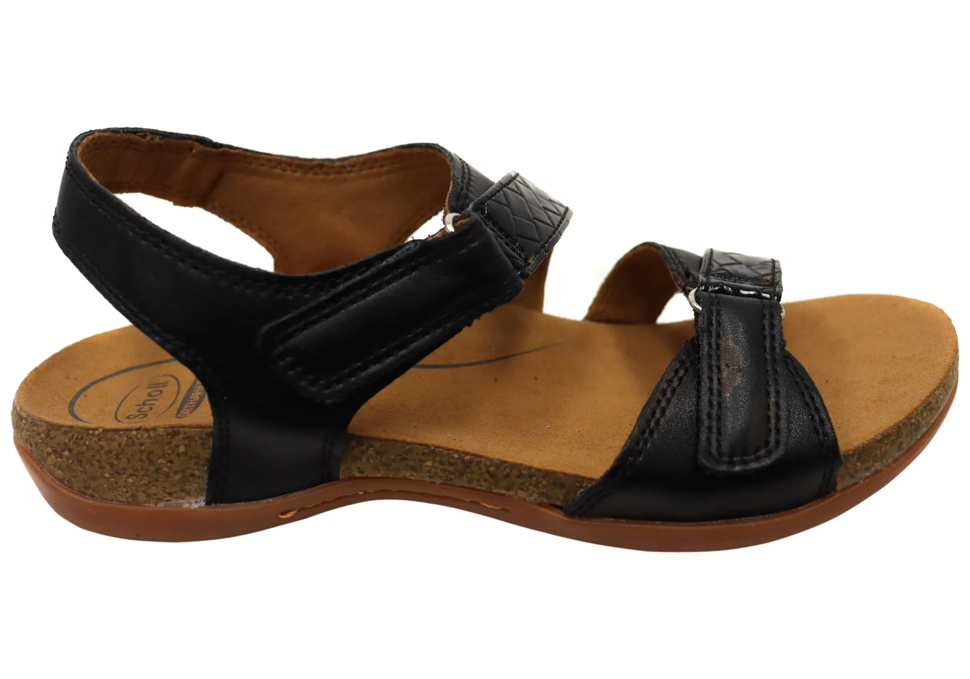 Scholl Orthaheel Aria Womens Comfortable Supportive Sandals Casual Outdoor Shoes