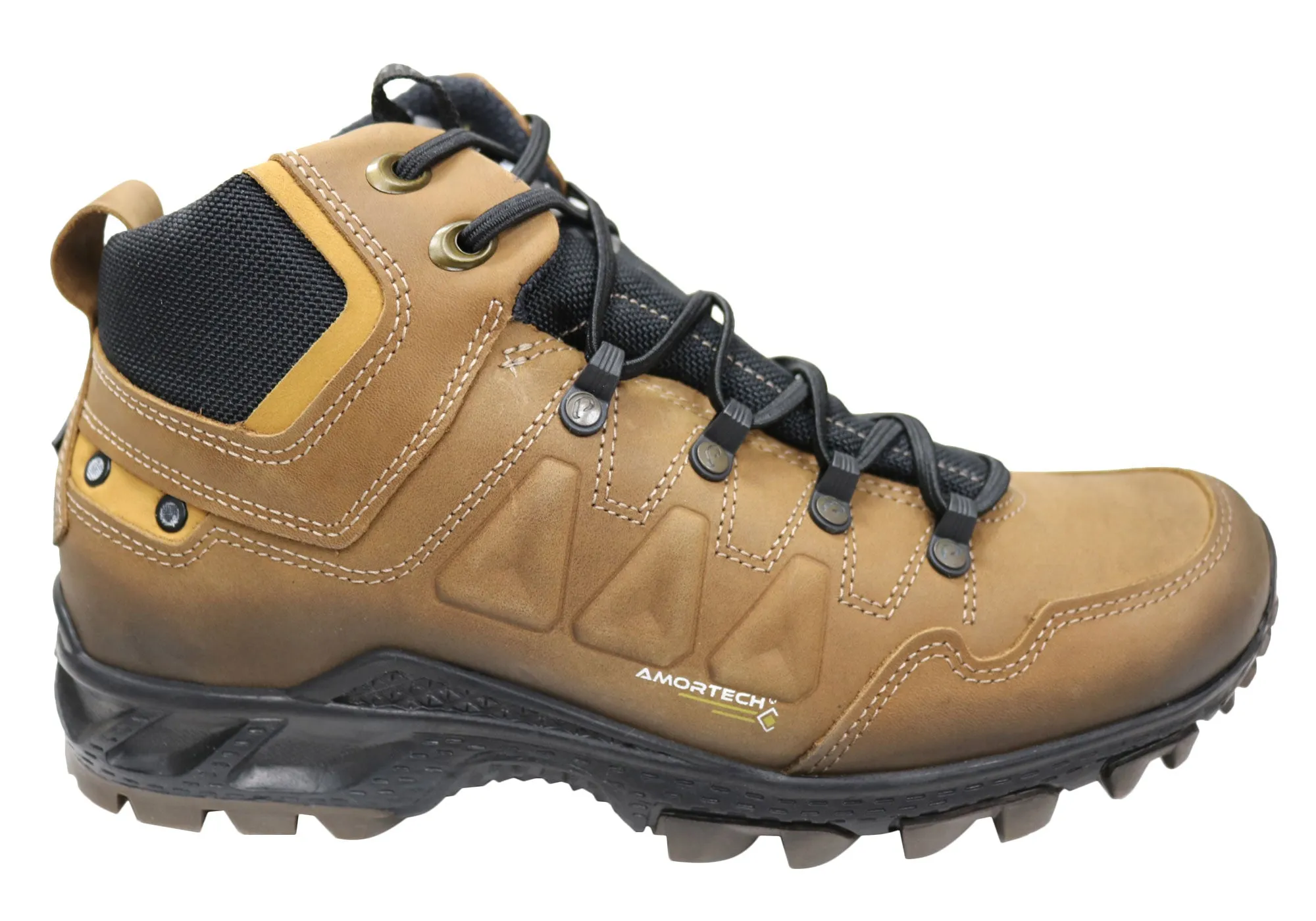 Casual Footwear Pegada Riccardo Mens Comfortable Leather Boots Made In Brazil