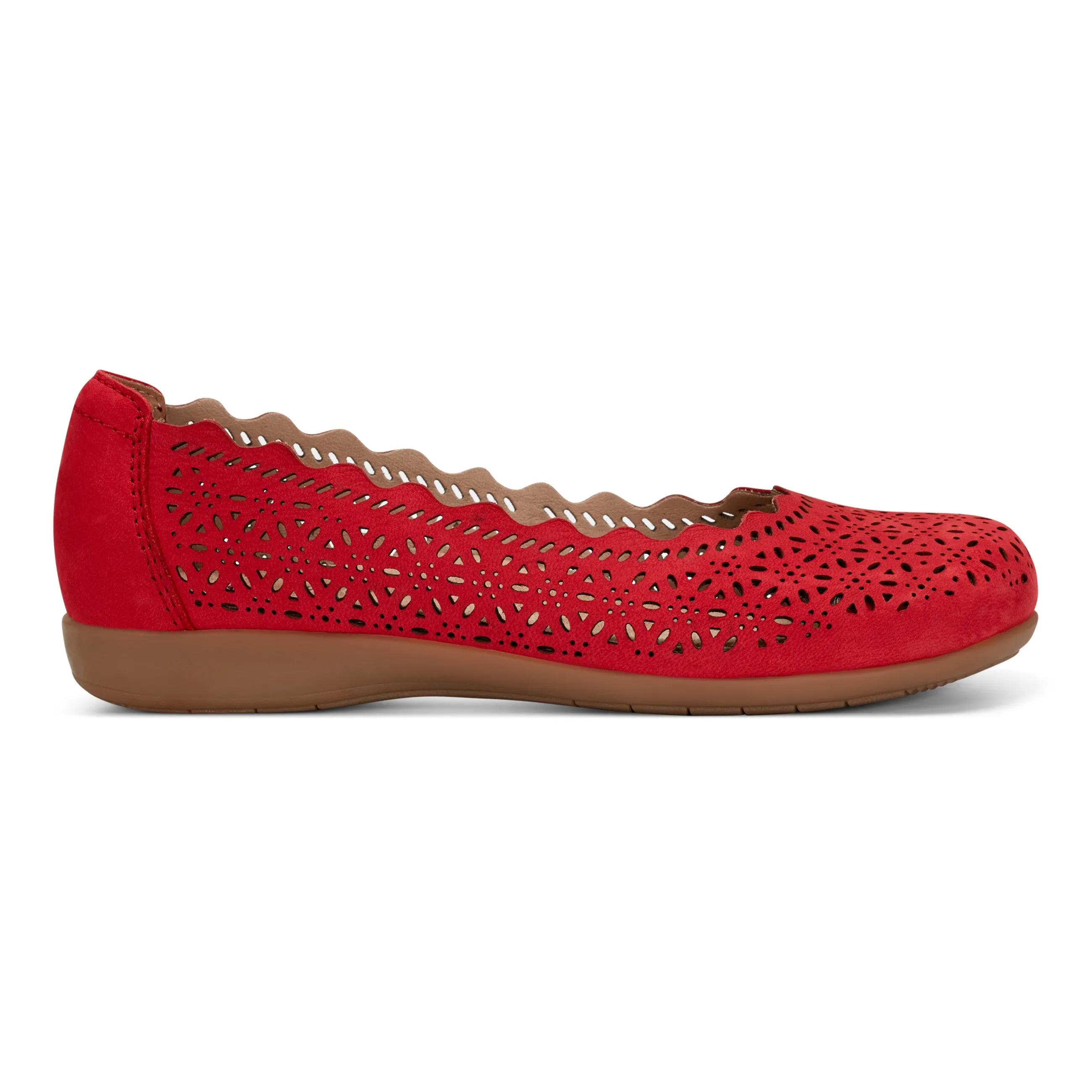 Bria Round Toe Casual Slip-on Ballet Flats Comfort collar