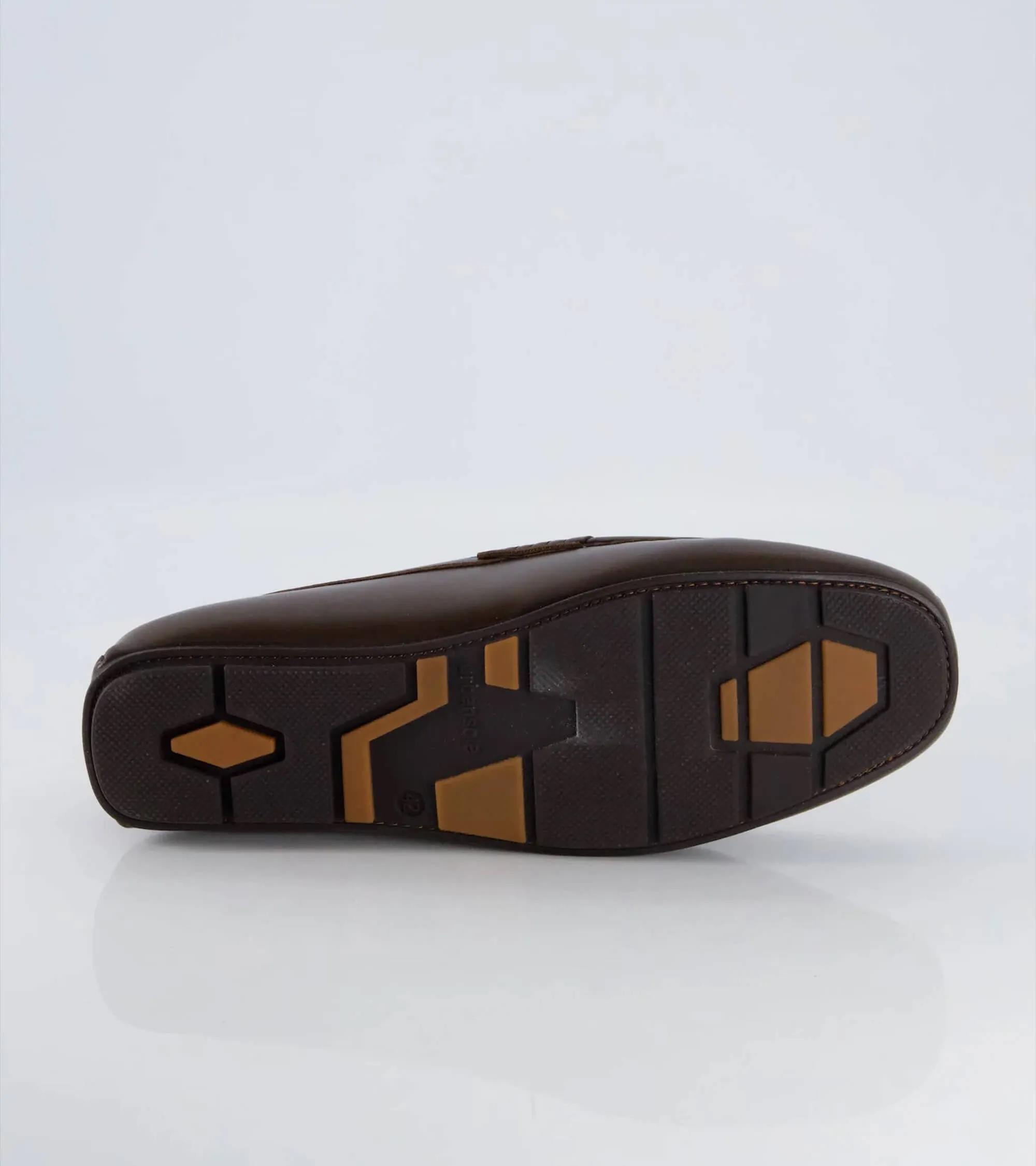 Men's Moccasins US-TE-4303 Textured Surface