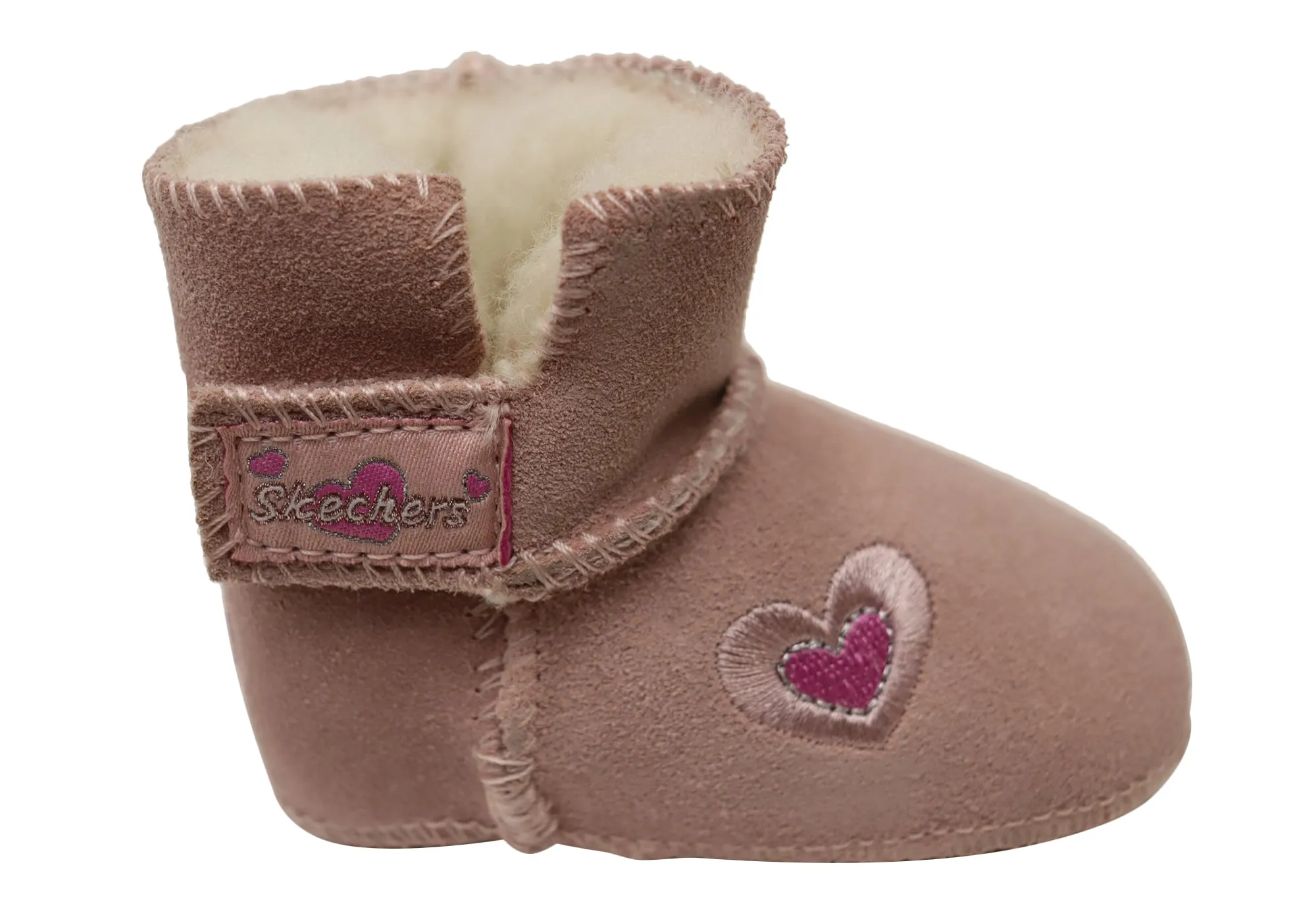 Skechers Infant Baby Blizzards Sweet Feet Boots Casual Athletic