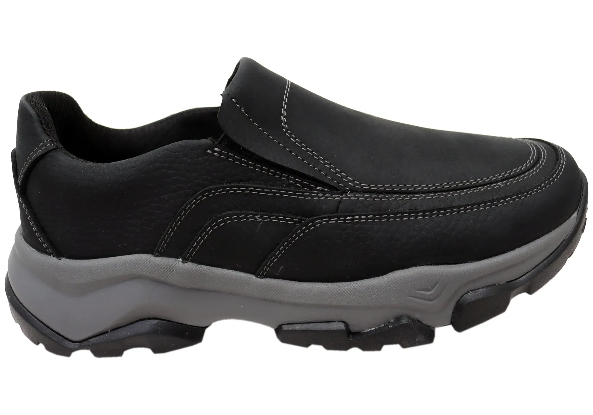 Softer Touch Rockport Ease RO Mens Leather Comfortable Slip On Shoes