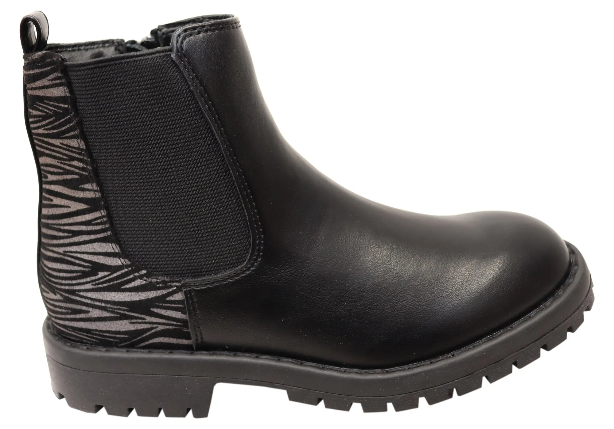 Street Utility Low Profile Rainy Day Commuter Grosby Slate Kids Girls Comfortable Boots