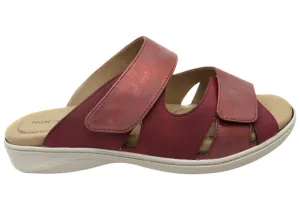 Open Frame Homyped Womens Dream Slide Comfortable Wide Width Slides Sandals