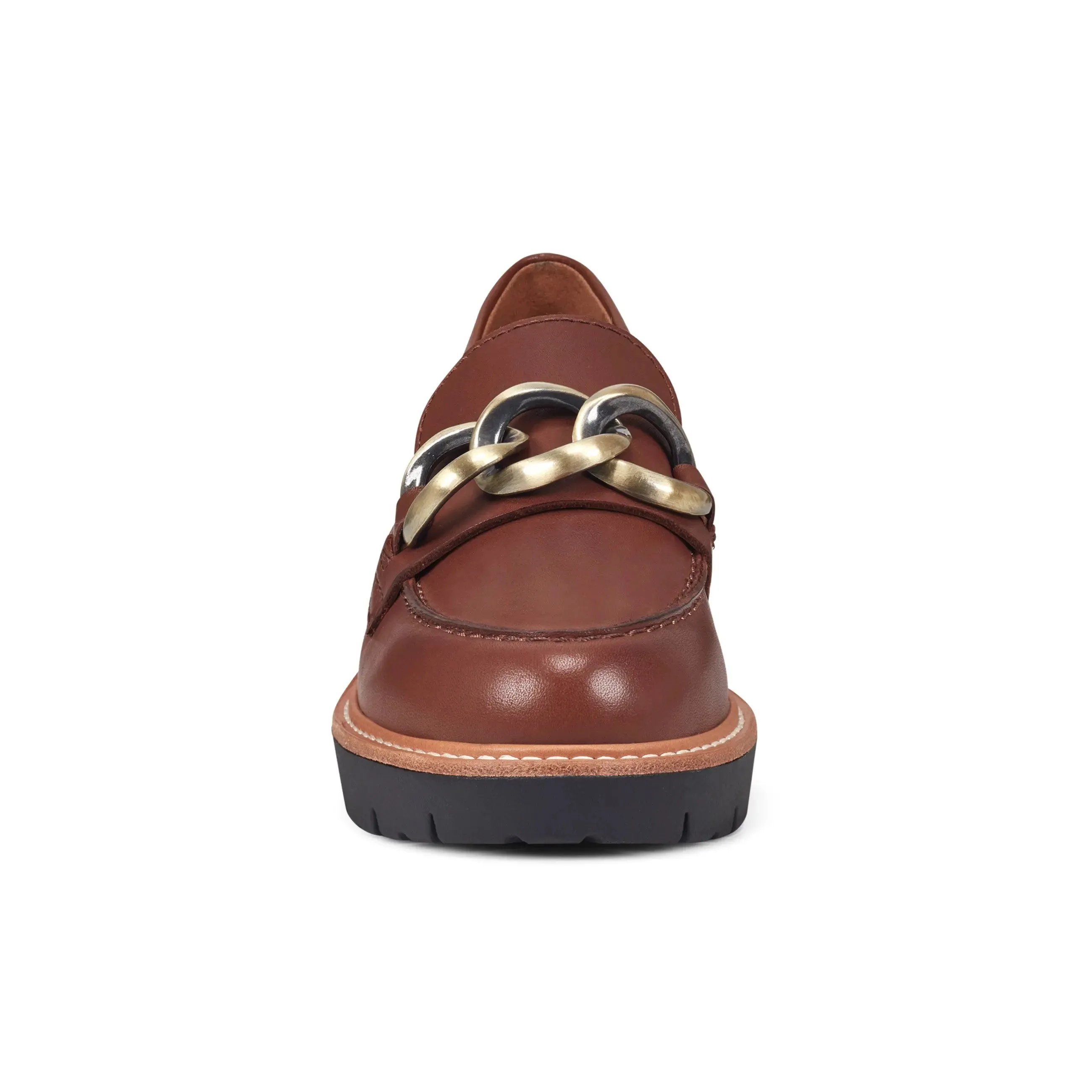 Zalor Round Toe Lug Sole Casual Slip-on Loafers Stretch Fabric Active People