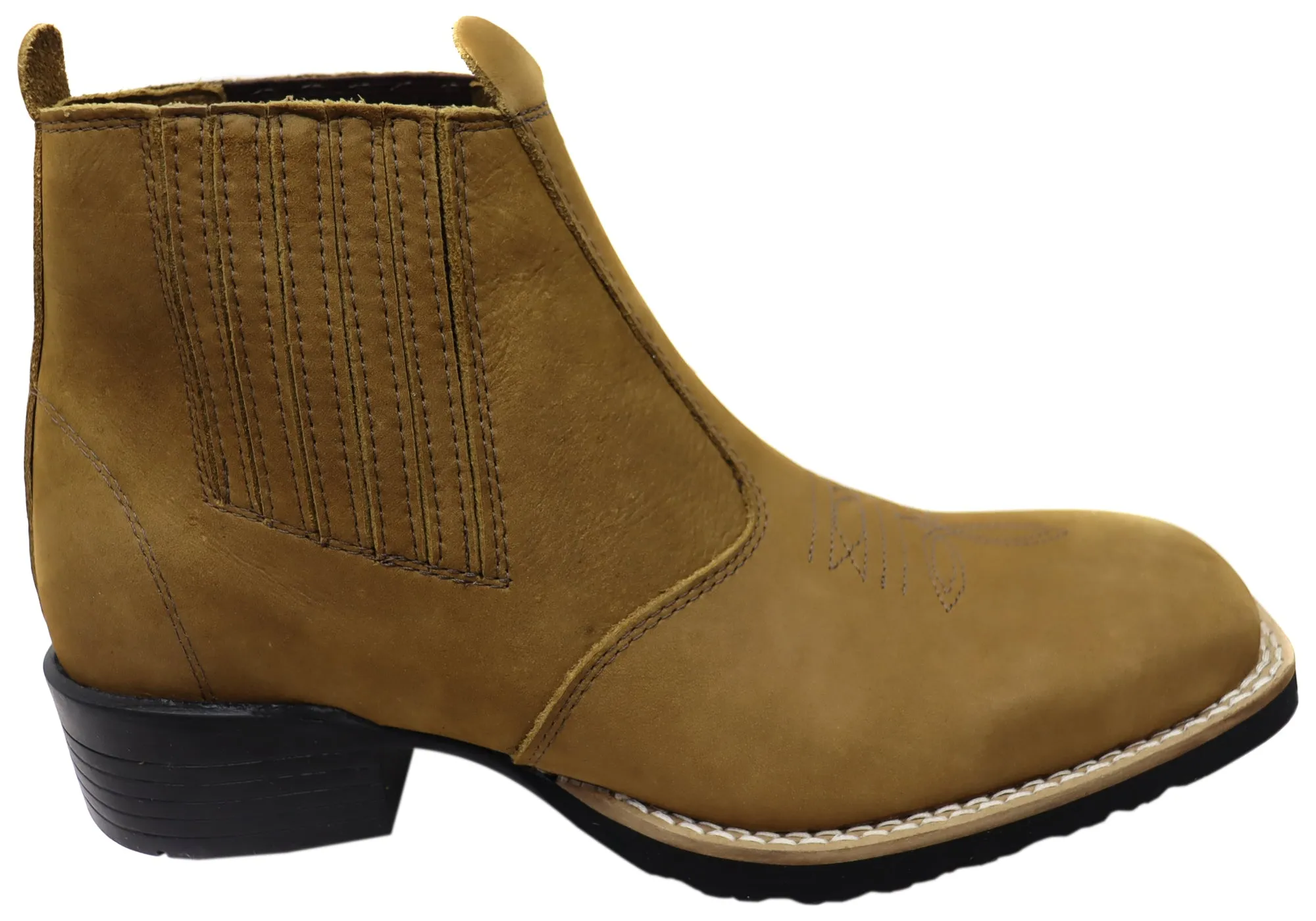 Breathable Cold Climate D Milton Orleans Mens Comfortable Leather Western Cowboy Chelsea Boots