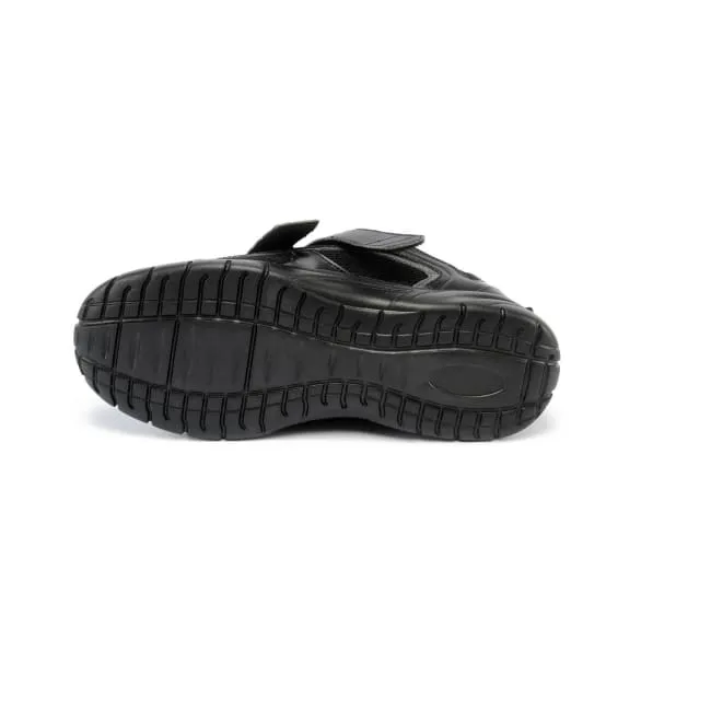 Carbon Fiber Reinforced Mt. Emey 9701-1V Black - Men's Extra-depth Athletic/Walking Shoes with Straps