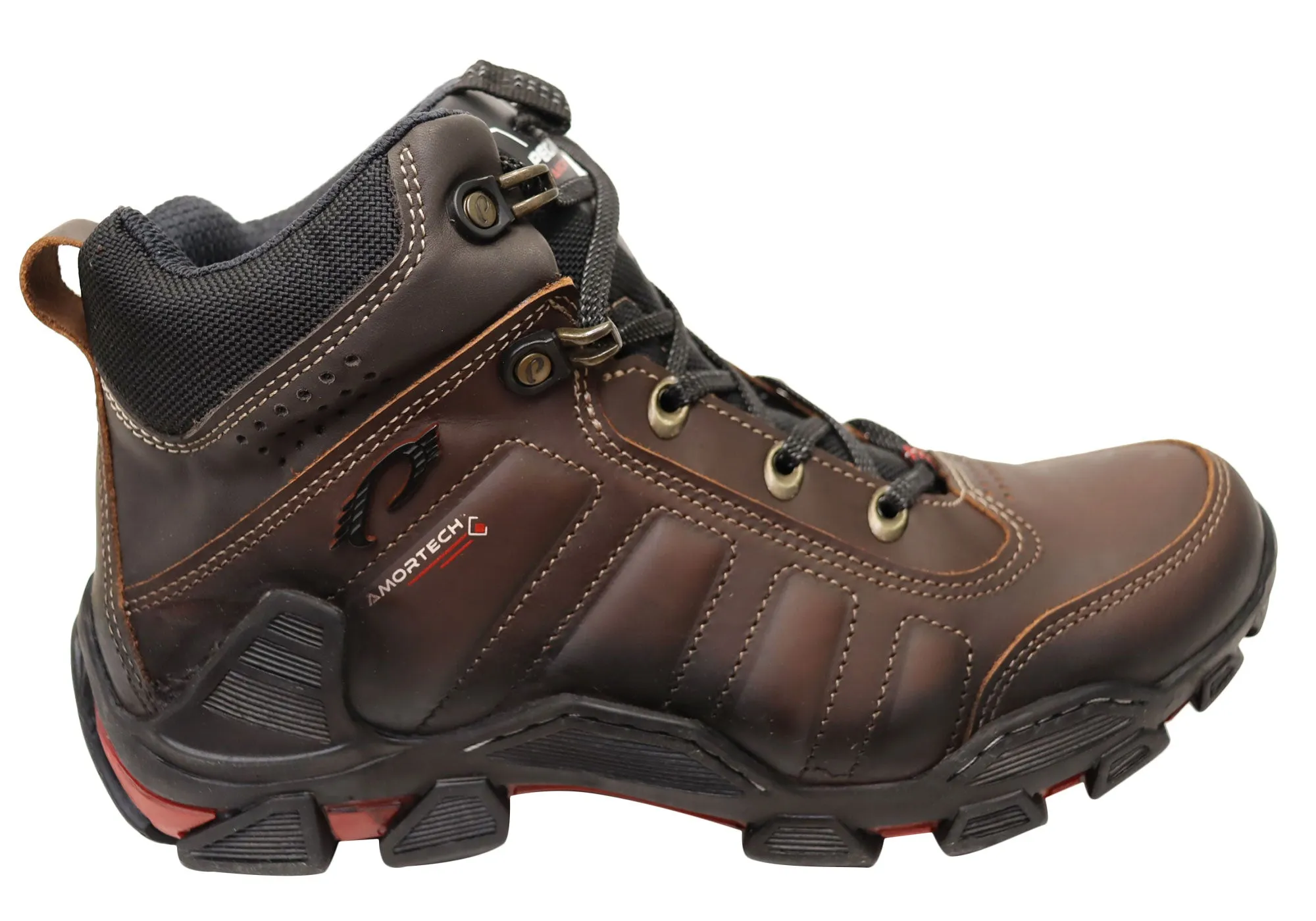 Classic Touch Zip Up Pegada Territory Mens Comfortable Leather Boots Made In Brazil