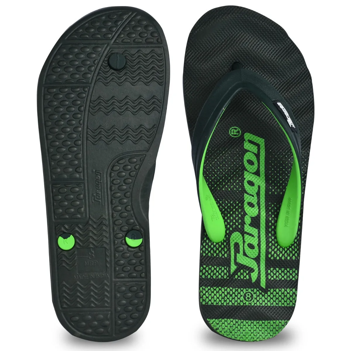 Ultimate Comfort Quick Slide Paragon  HWK3721G Men Stylish Lightweight Flipflops | Casual & Comfortable Daily-wear Slippers for Indoor & Outdoor | For Everyday Use
