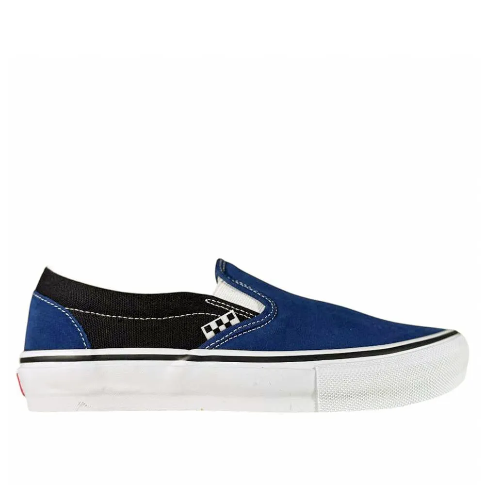 Elastic Sling Vans Skate Slip-On - Sport Blue/Black