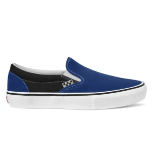 Vans Skate Slip On Sport Blue/Black Comfort Heel Abrasion resistant
