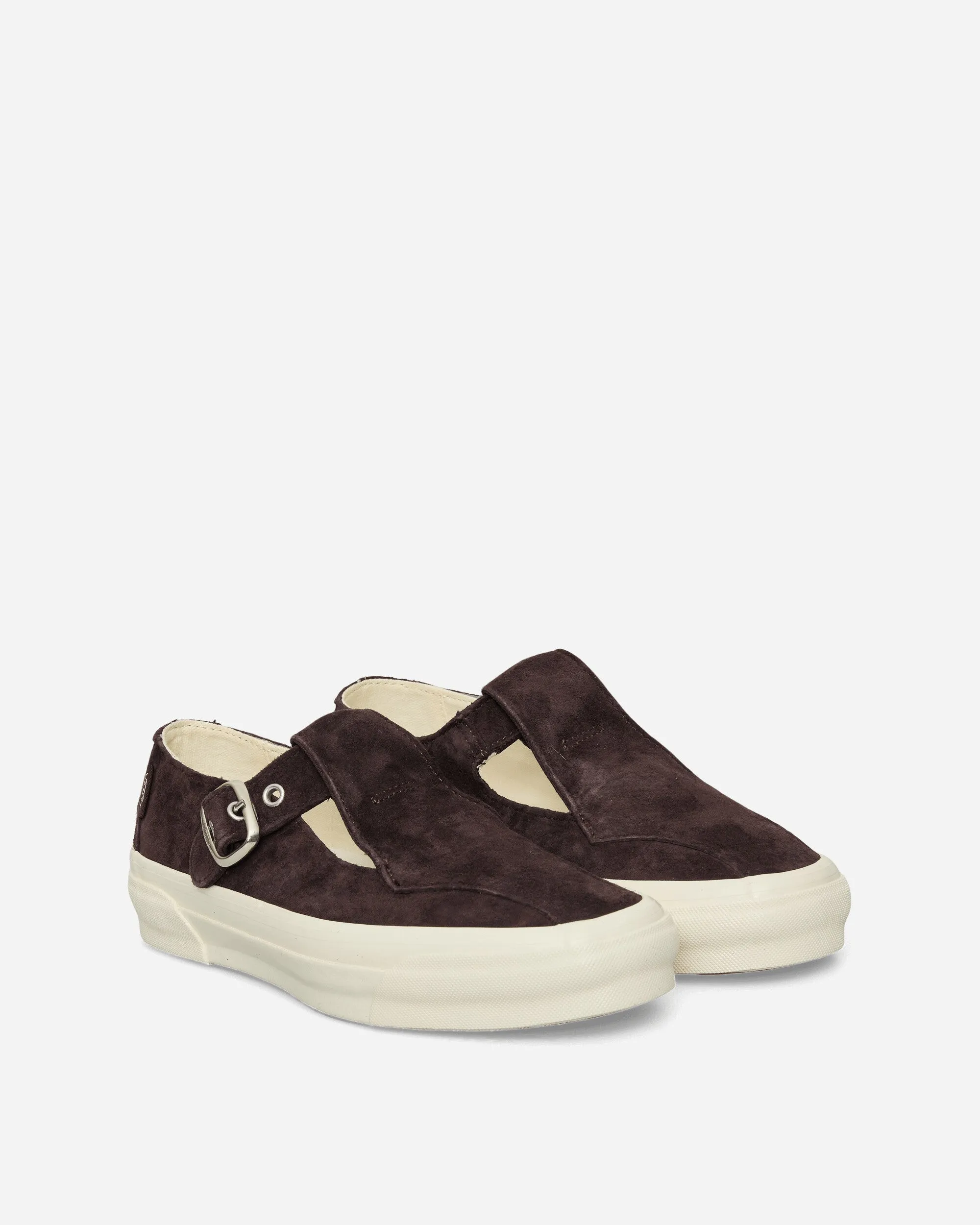Premium Mary Jane Suede Sneakers Chocolate Plum Balance Fit