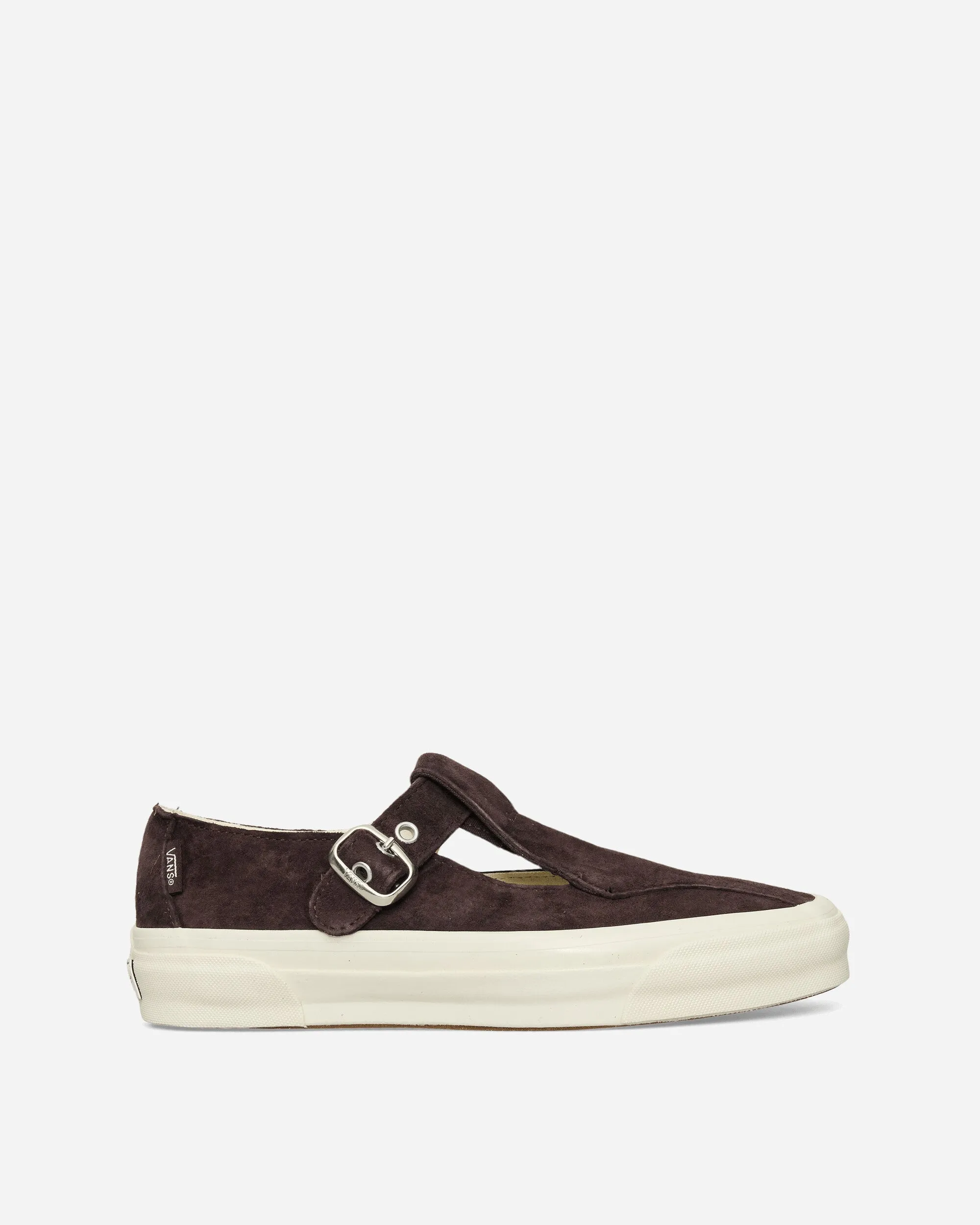 Camera Look Shock absorption Premium Mary Jane Suede Sneakers Chocolate Plum