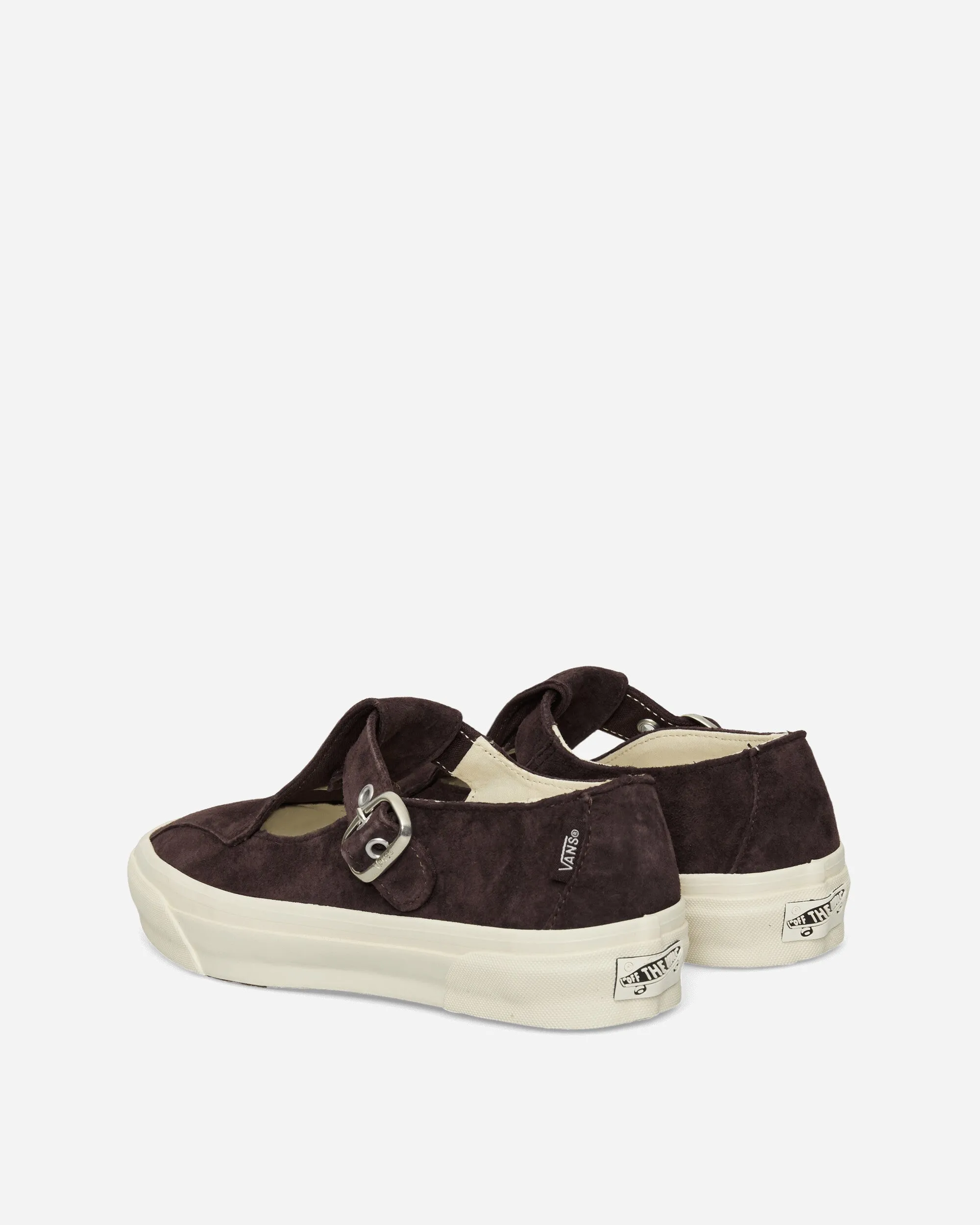 Young Mood Premium Mary Jane Suede Sneakers Chocolate Plum