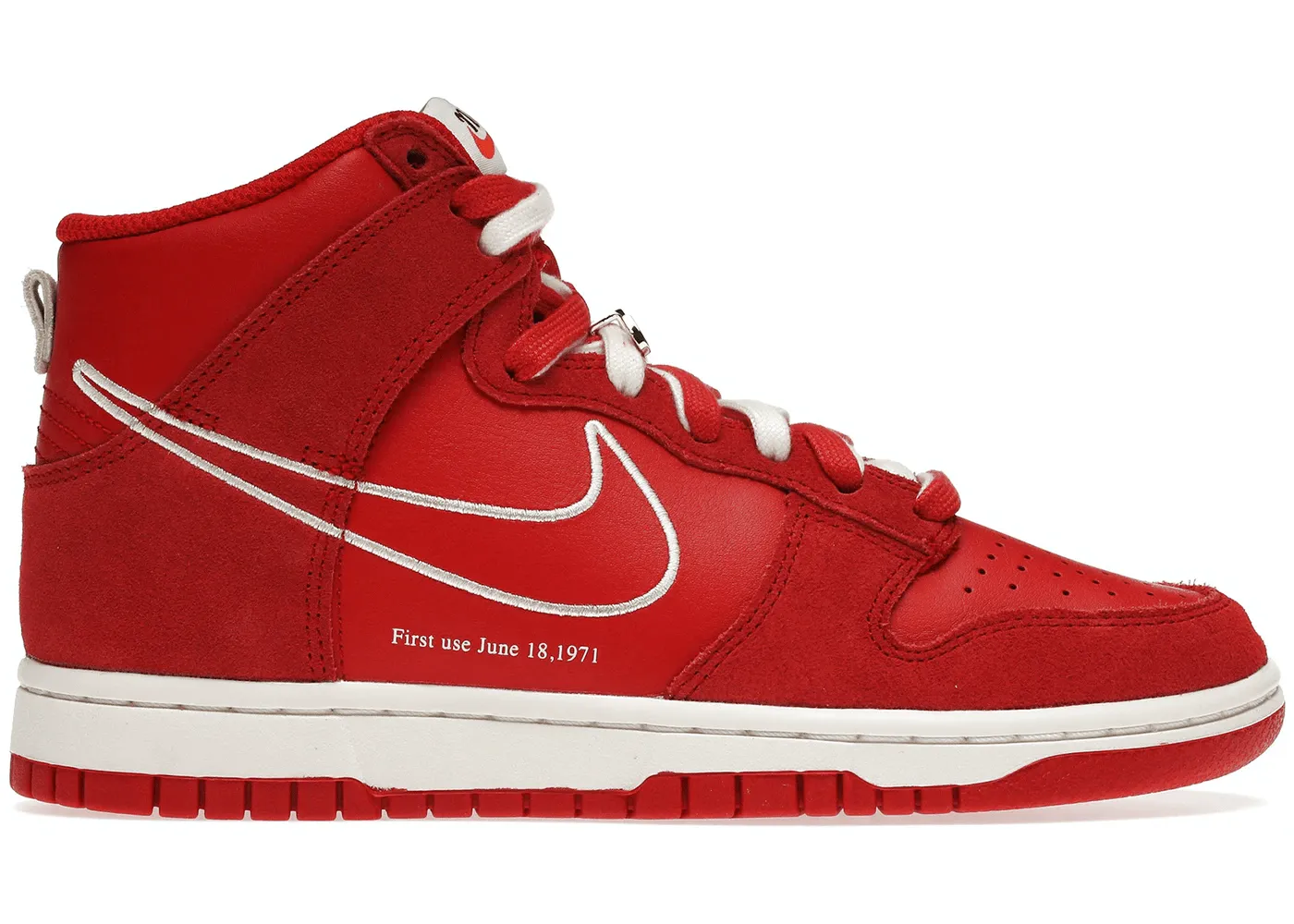 Nike Dunk High First Use Red Ergonomic Wellness Seekers