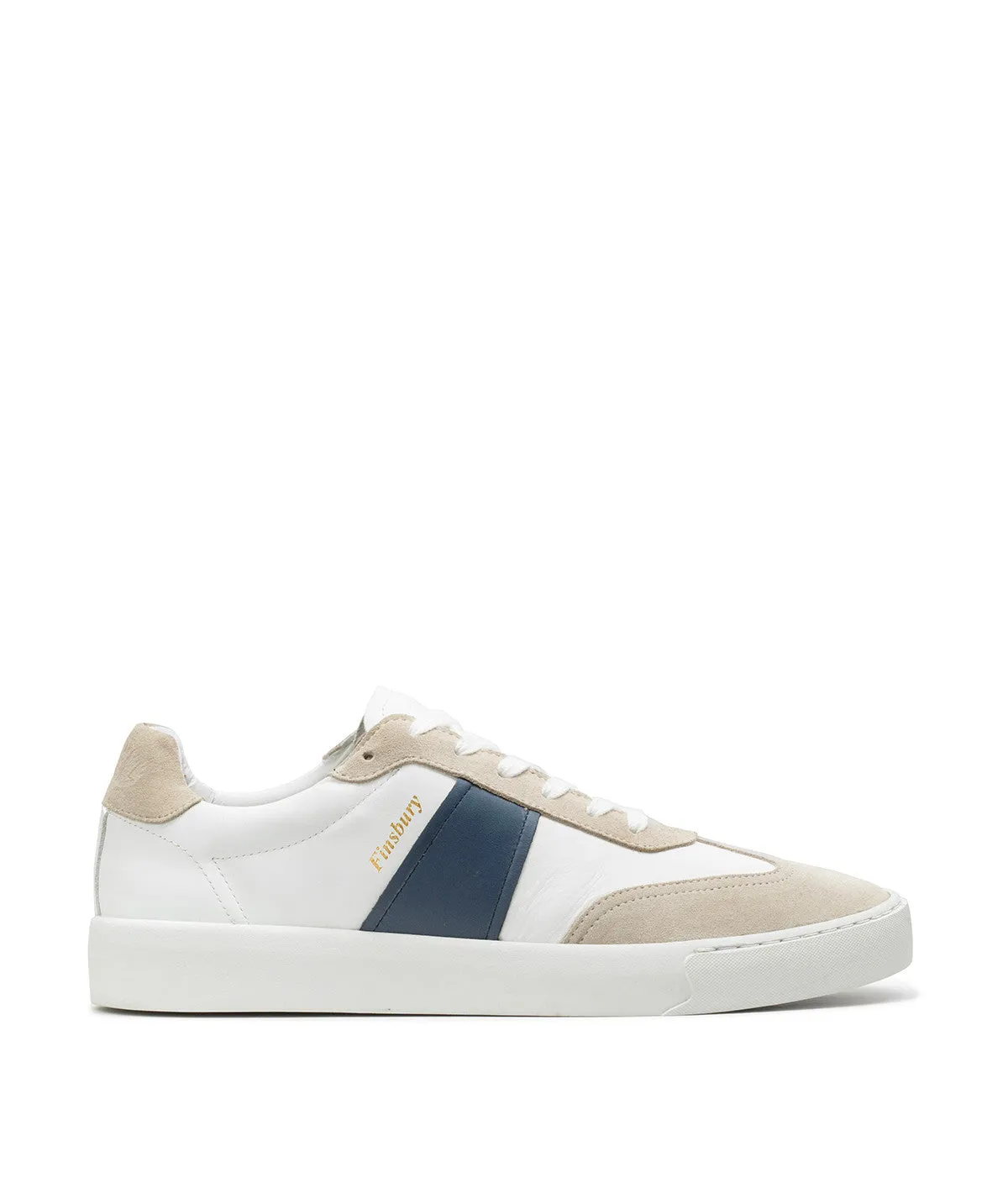 Sneakers LEO Blanc et Bleu All Ground Dynamic Lateral Support