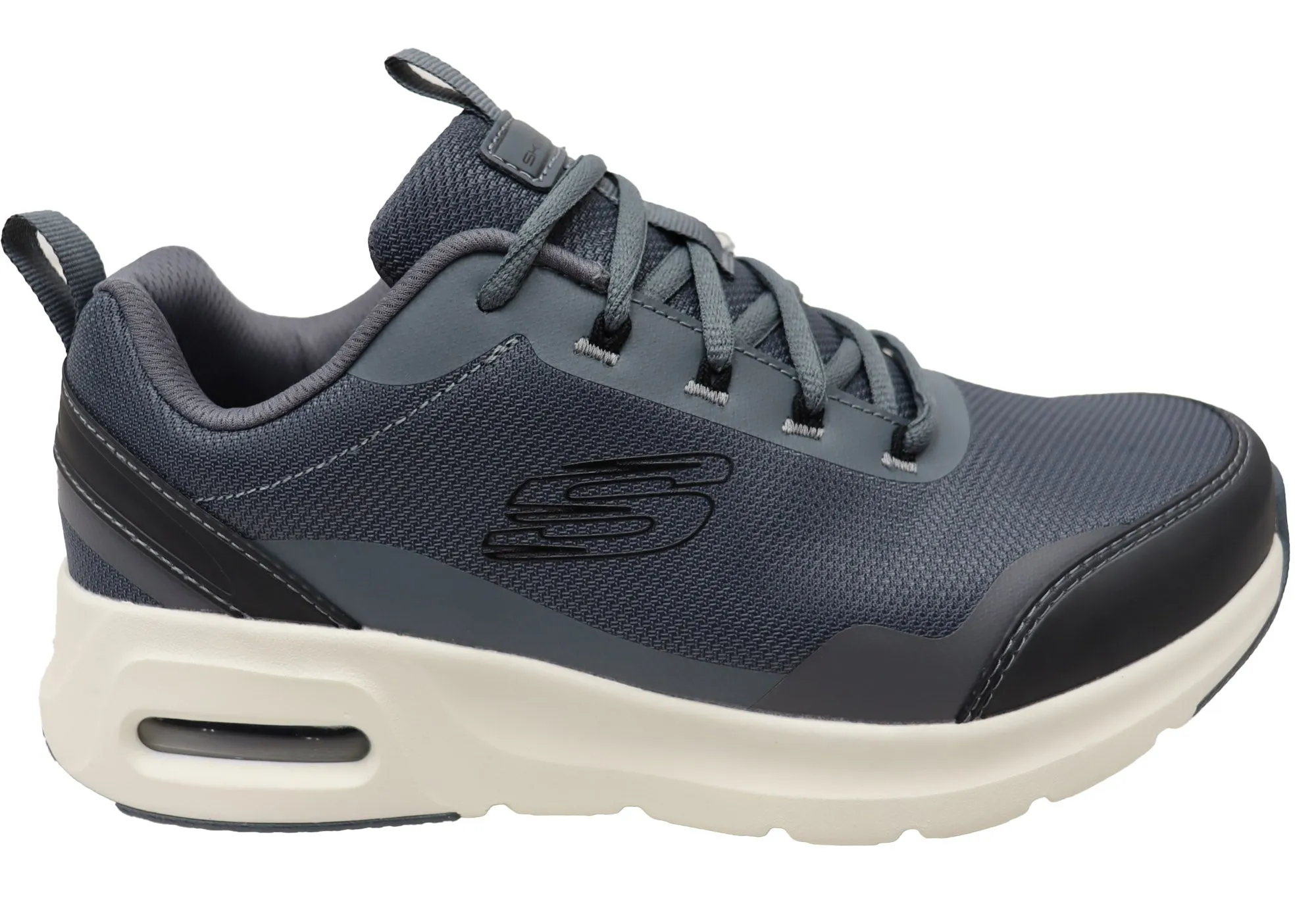Skechers Mens Skech Air Court Province Comfortable Lace Up Shoes Slip-resistant ease Outdoor Performance