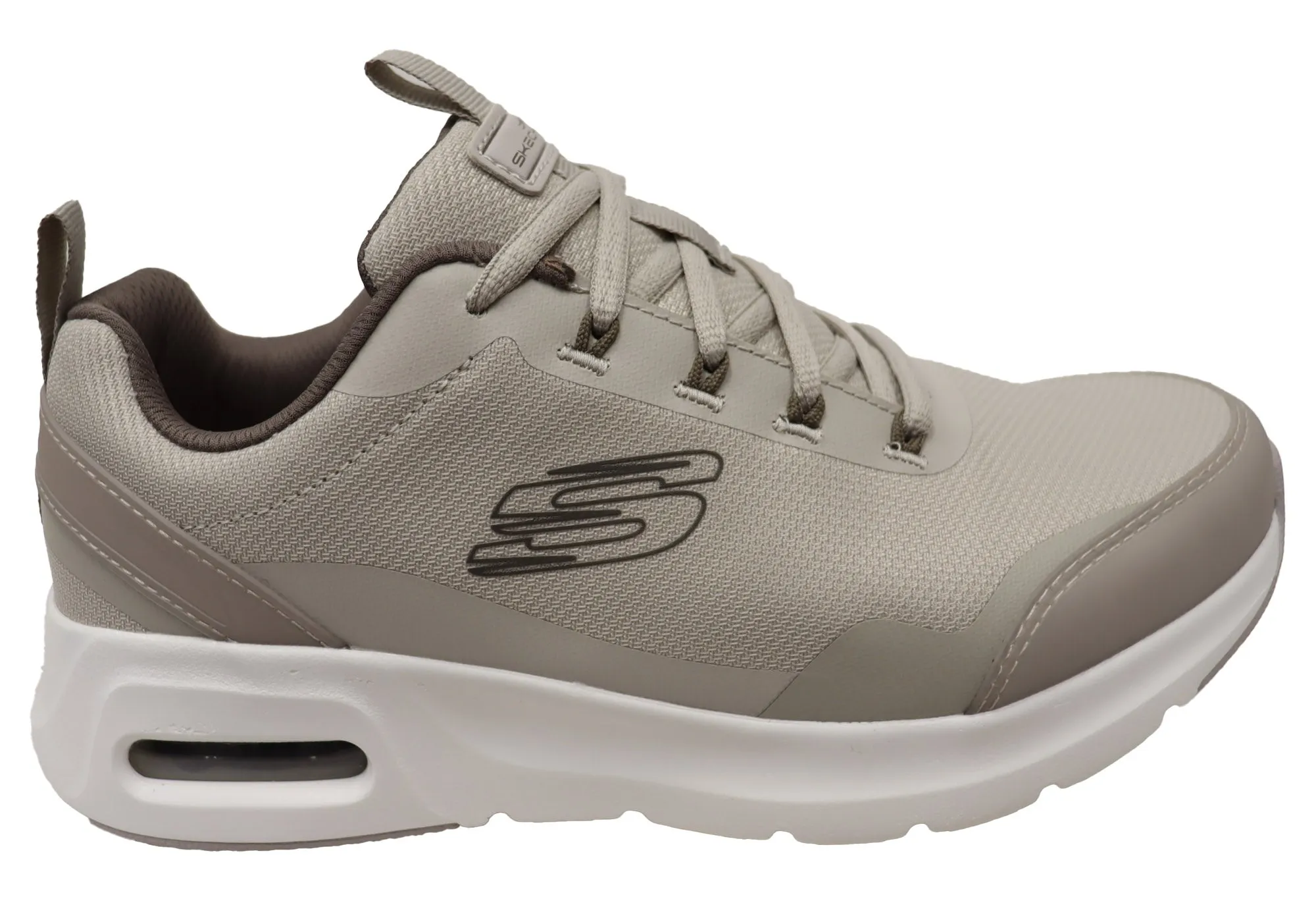 Skechers Mens Skech Air Court Province Comfortable Lace Up Shoes Support Cushion Easy on