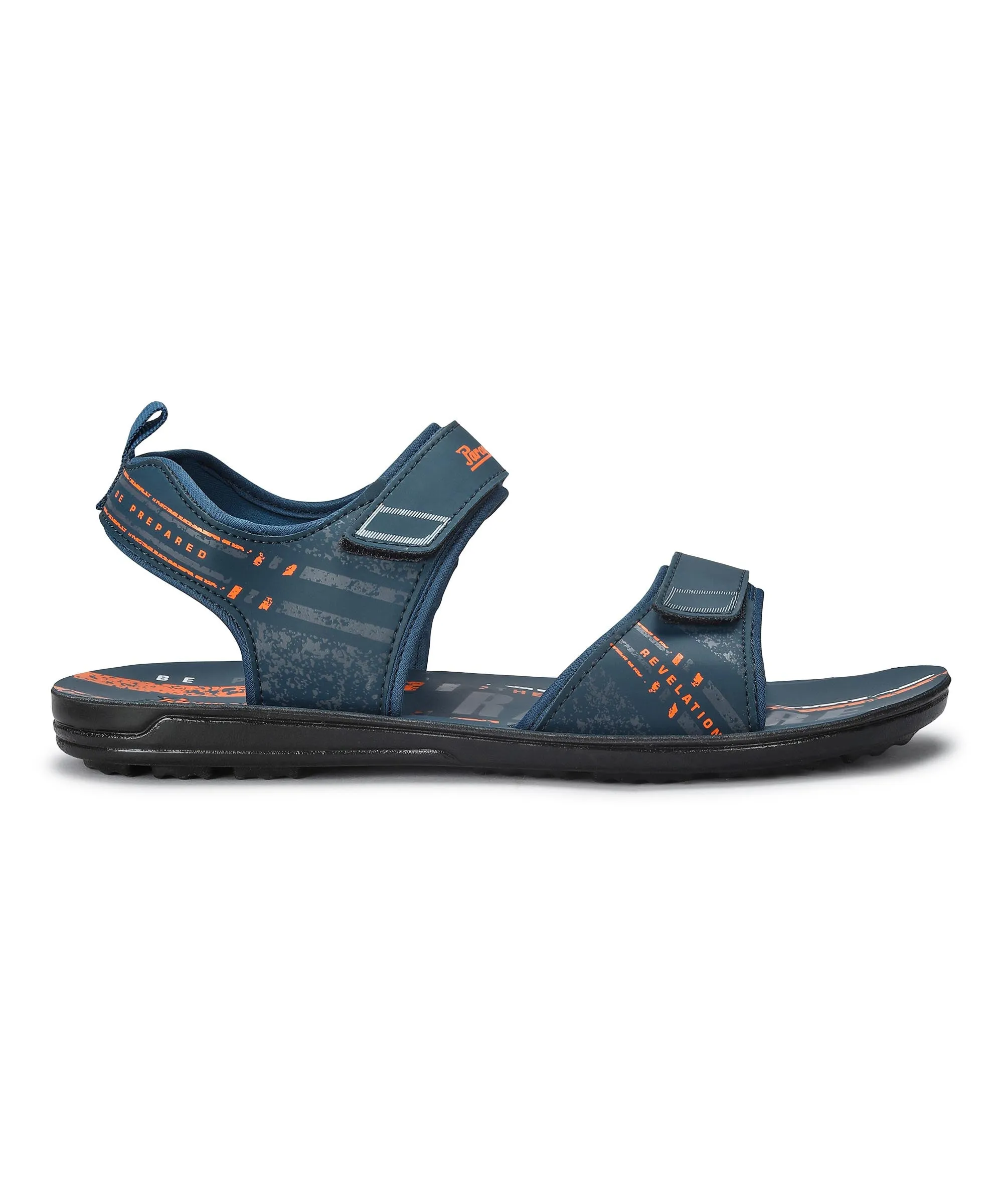 Color Mix Anti Fatigue Paragon Men's Stylish Lightweight & Durable Blue Velcro Dailywear Sandals