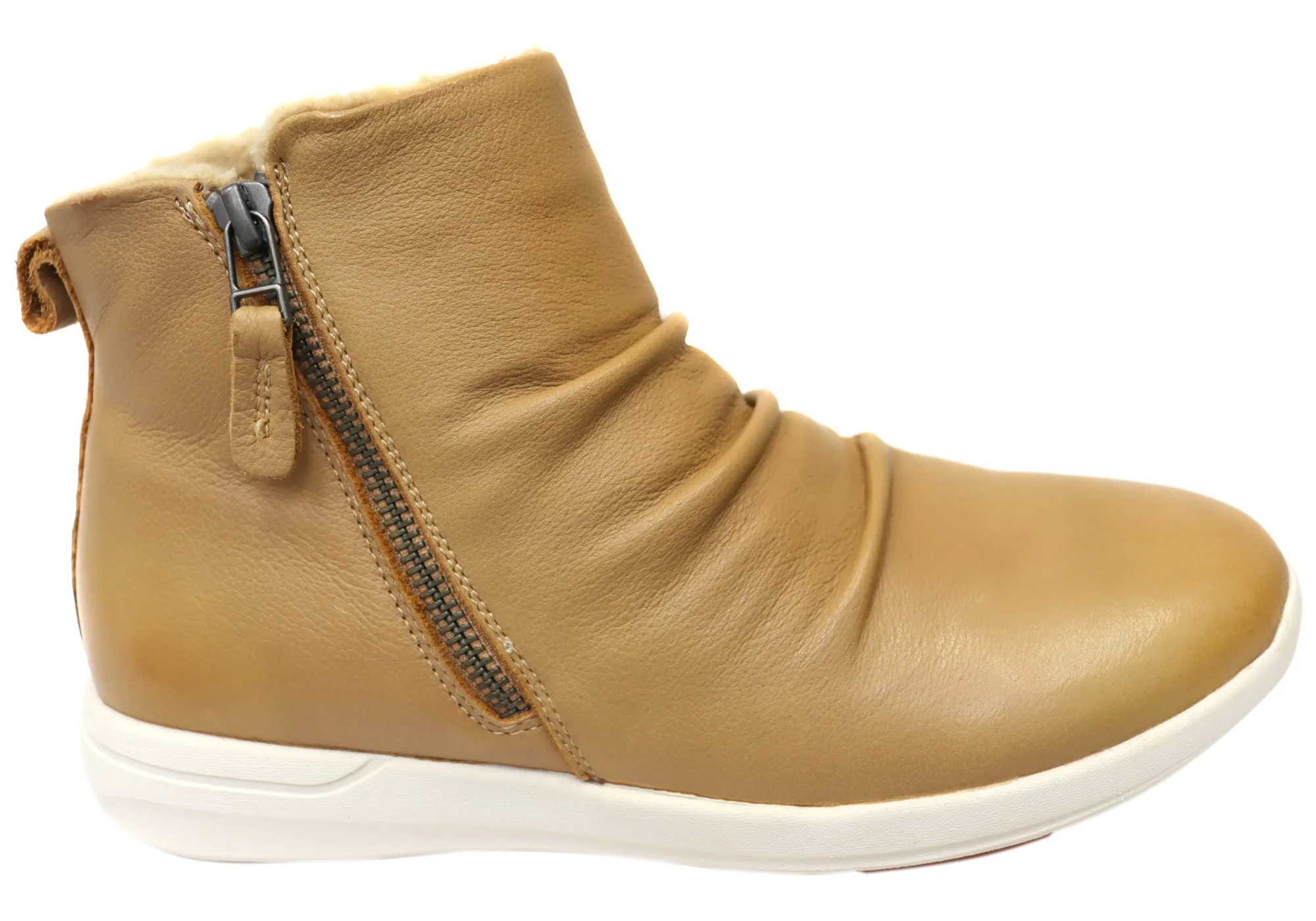 Eco Material Cold Weather Commuter All Activity Scholl Orthaheel Nina II Womens Comfort Supportive Leather Ankle Boots