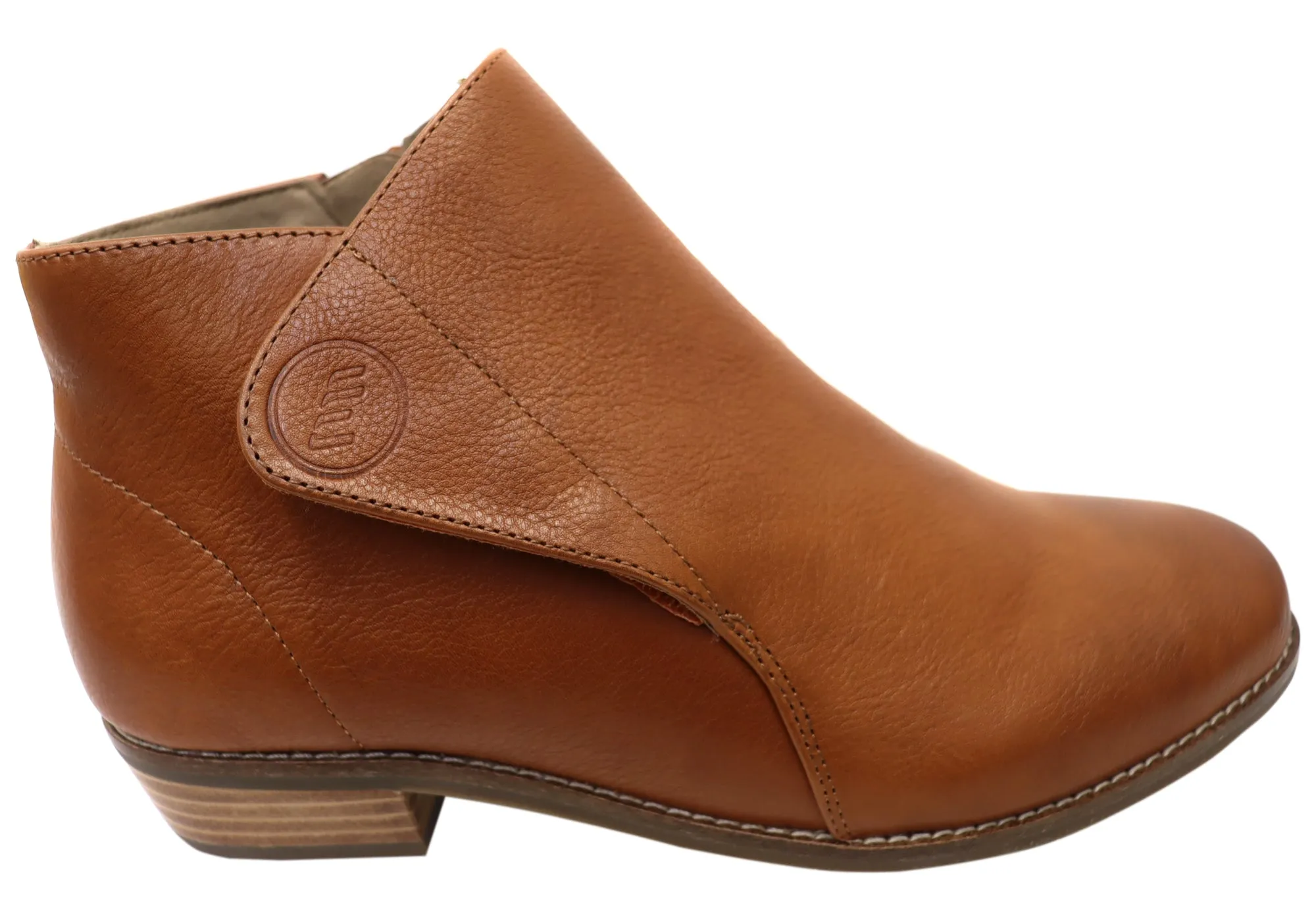 Homyped Empress Pixie Womens Comfort Supportive Leather Ankle Boots Mud Resistant Night Travel