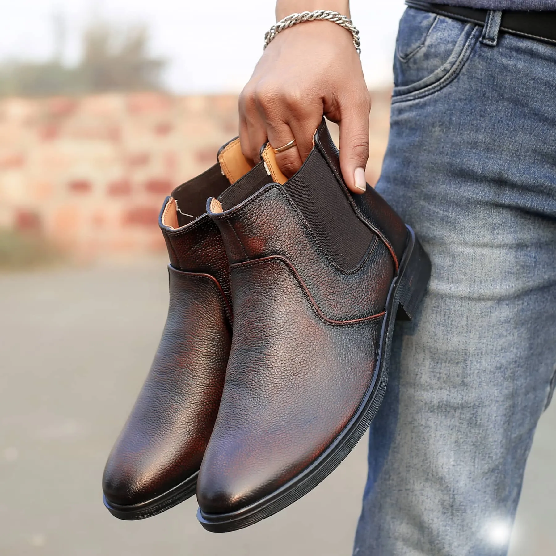 Bacca Bucci Marshal Perforated Detail Opulent Edge