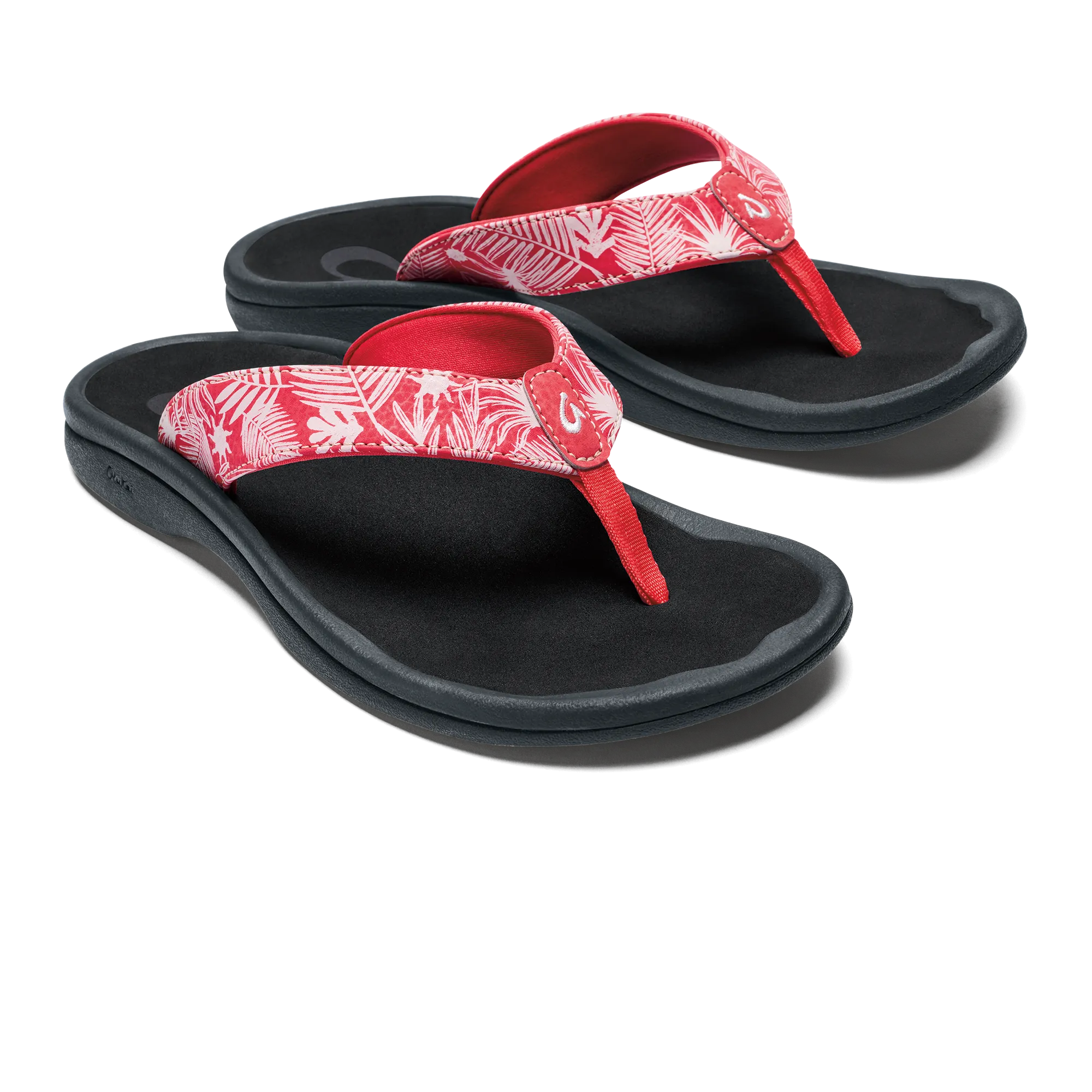 Ohana - Lehua Flower / Onyx Rubber Sole
