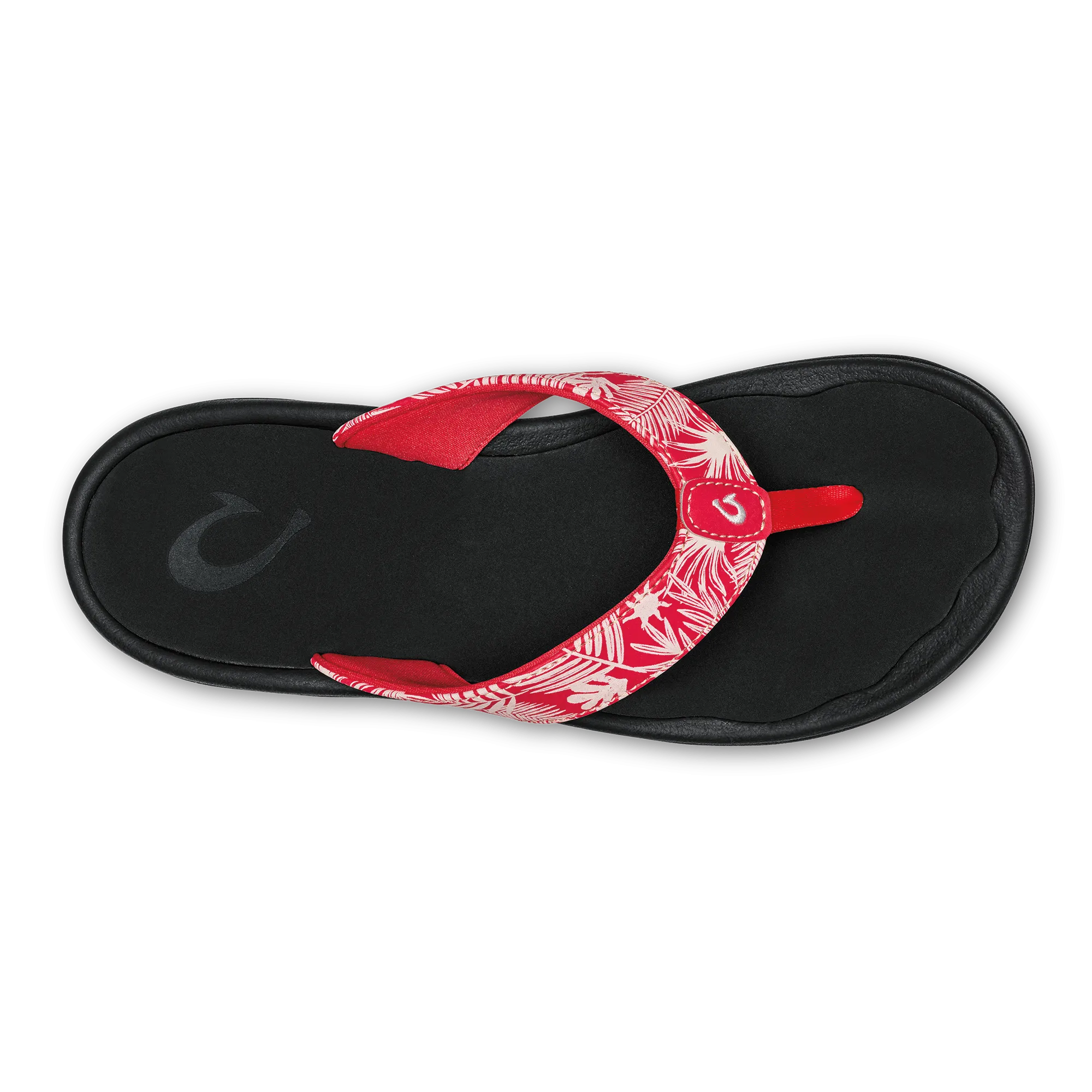 Ohana - Lehua Flower / Onyx Fashion Flip-flops