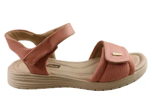 Ventilated Design Comfortflex Helen Womens Comfortable Sandals Made In Brazil