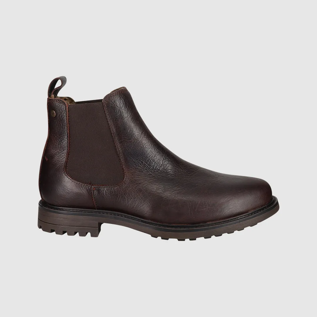 Velcro Strap Rodeo Chelsea Boots Dark Brown