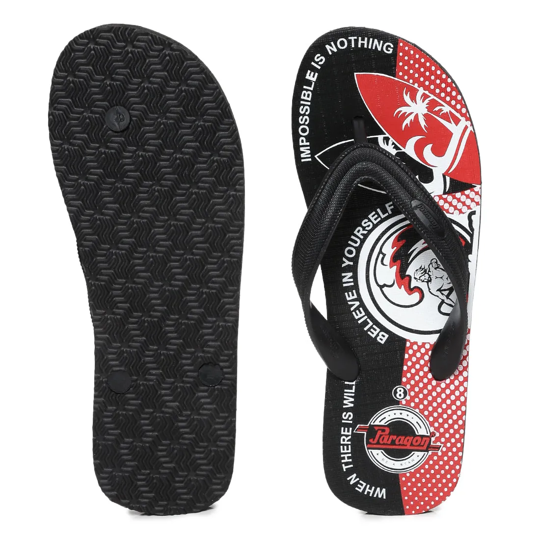 Paragon  HWK3720G Men Stylish Lightweight Flipflops | Casual & Comfortable Daily-wear Slippers for Indoor & Outdoor | For Everyday Use Comfort Sandals