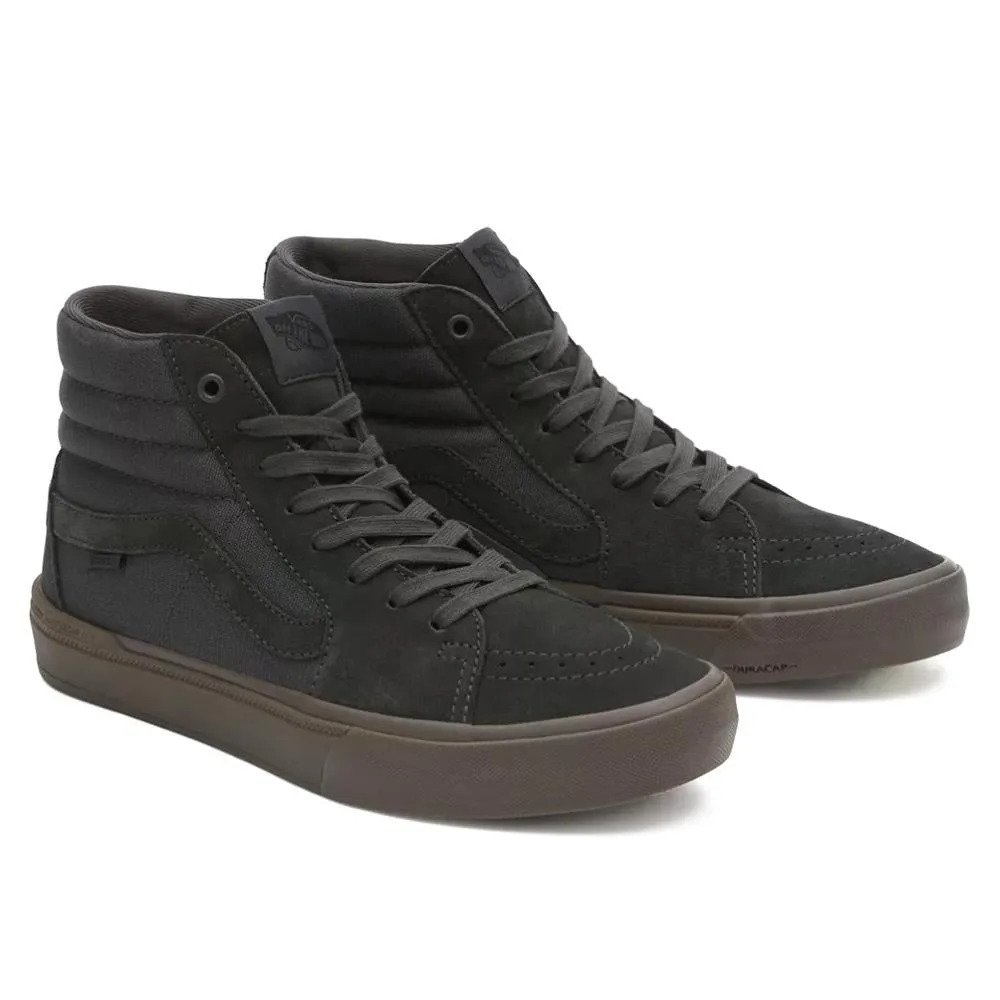 Vans BMX Sk8-Hi - Dark Gray/Gum Step Tall Flexible Fit City Adventure