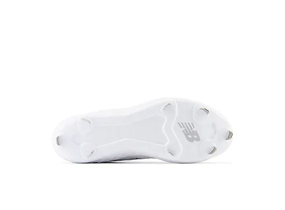Padded collar Hero Mode New Balance Men's Fresh Foam X 3000 V6 Metal Baseball Cleats - Navy with White - L3000TN6