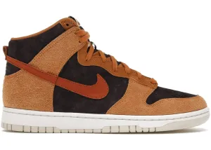 Soft Land Nike Dunk High PRM Dark Russet