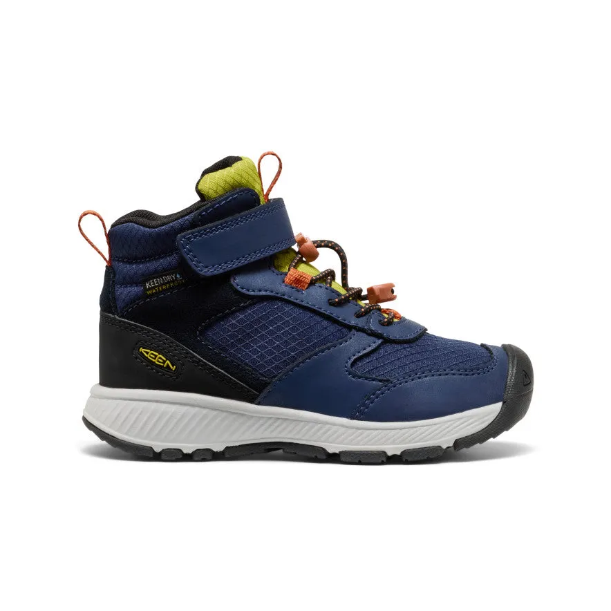 Little Kids' Skua Waterproof Boot  |  Naval Academy/Rogue Green Sturdy Feather Light Weather Resistant User