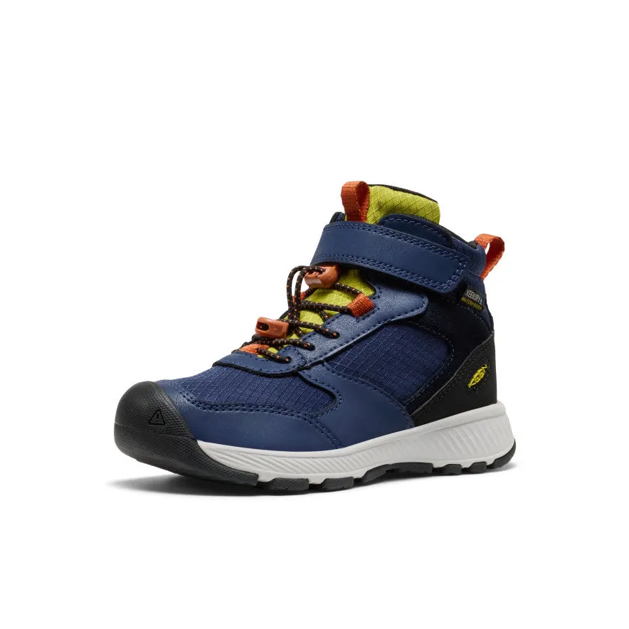 Thermal Core Adventure Seeker Little Kids' Skua Waterproof Boot  |  Naval Academy/Rogue Green