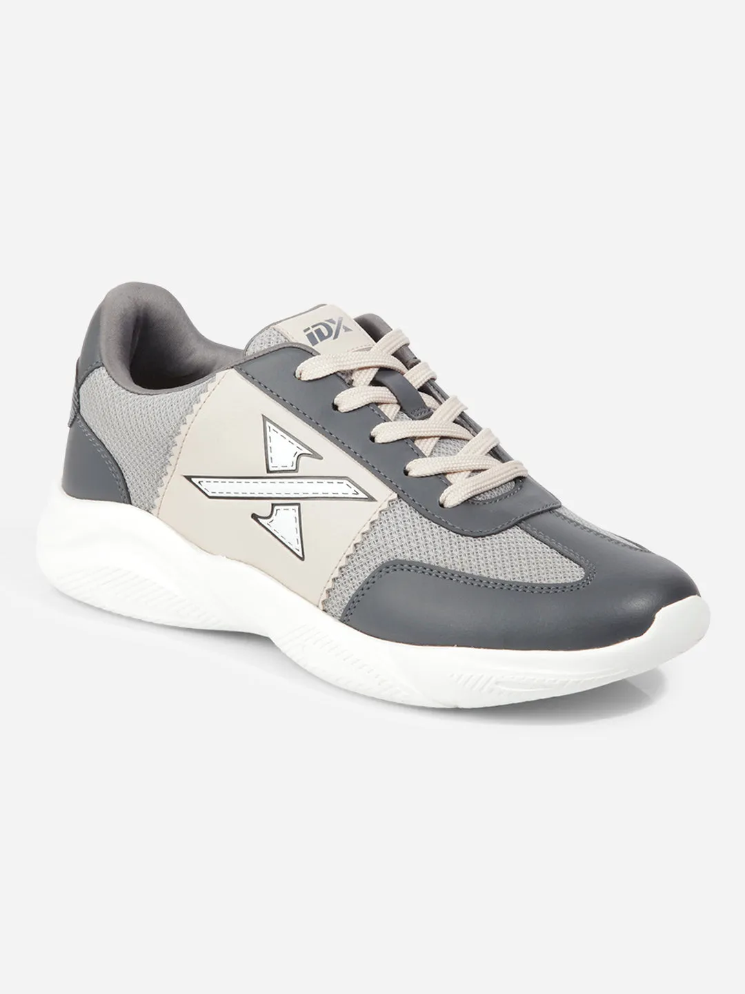 Men's Grey Beige Active X Sneakers IX7134 Heel Pad